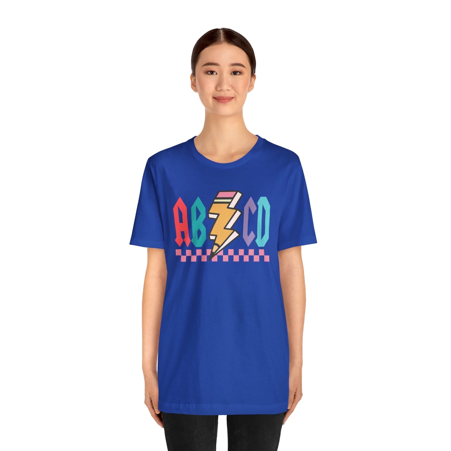 Vintage ABCD Teacher T-Shirt