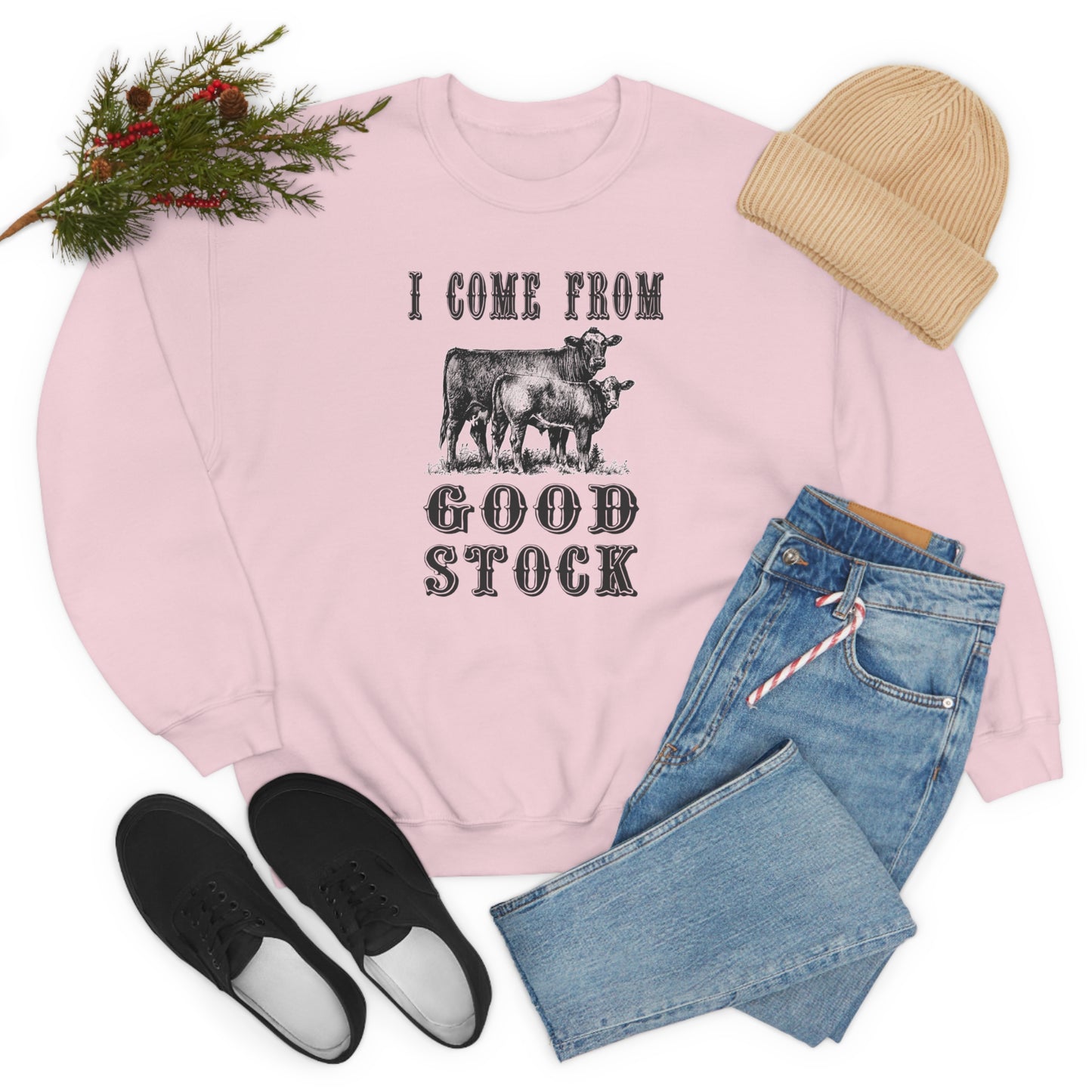 "I come from Good Stock" - Unisex Heavy Blend™ Crewneck Sweatshirt