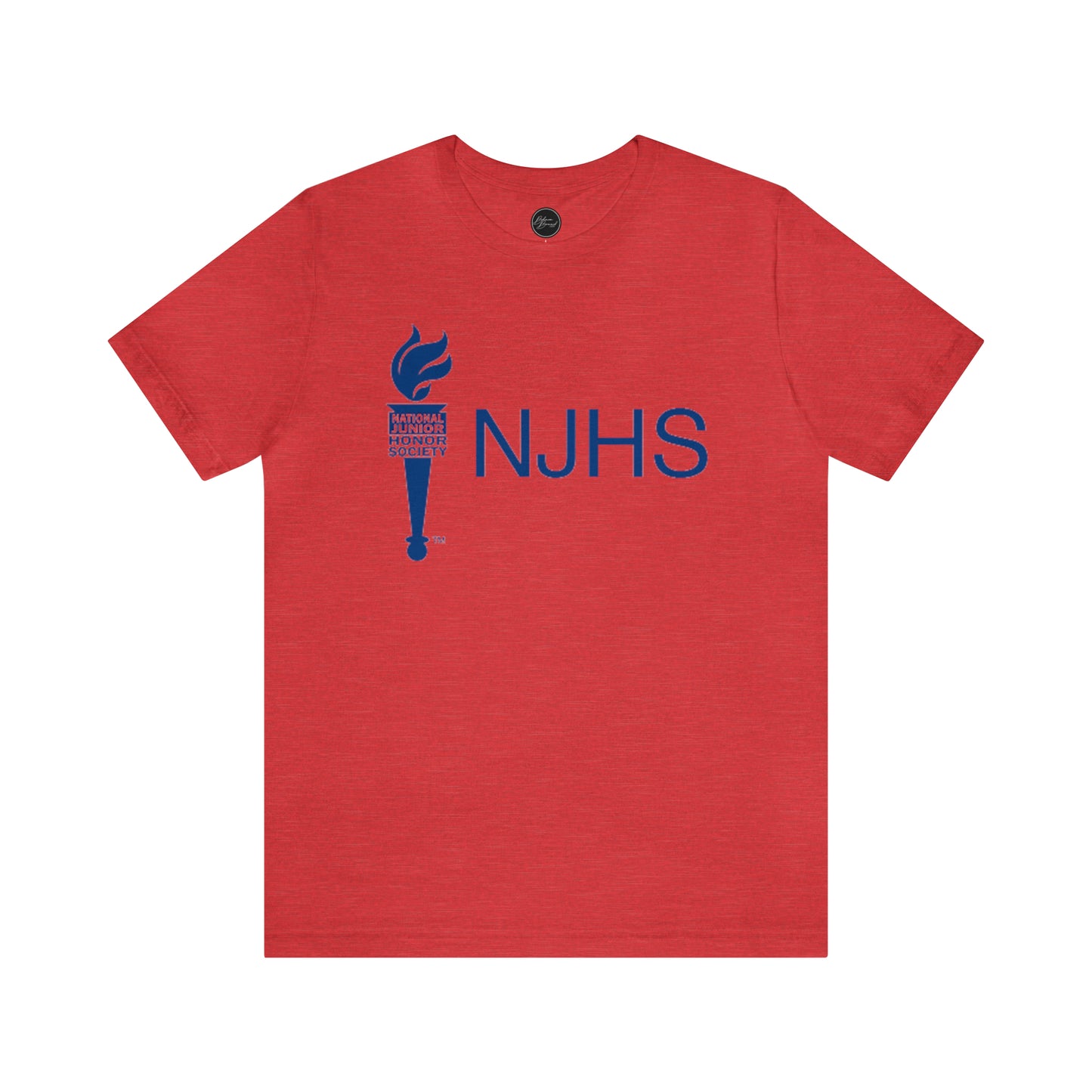 NJHS National Junior Honor Society Torch Bella Jersey Short Sleeve Tee (Unisex)