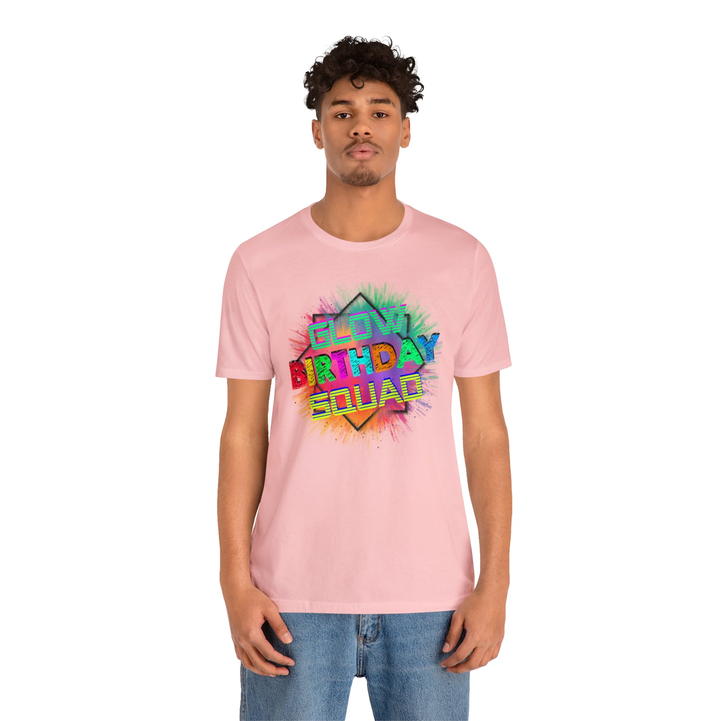 Glow Birthday Squad T-Shirt