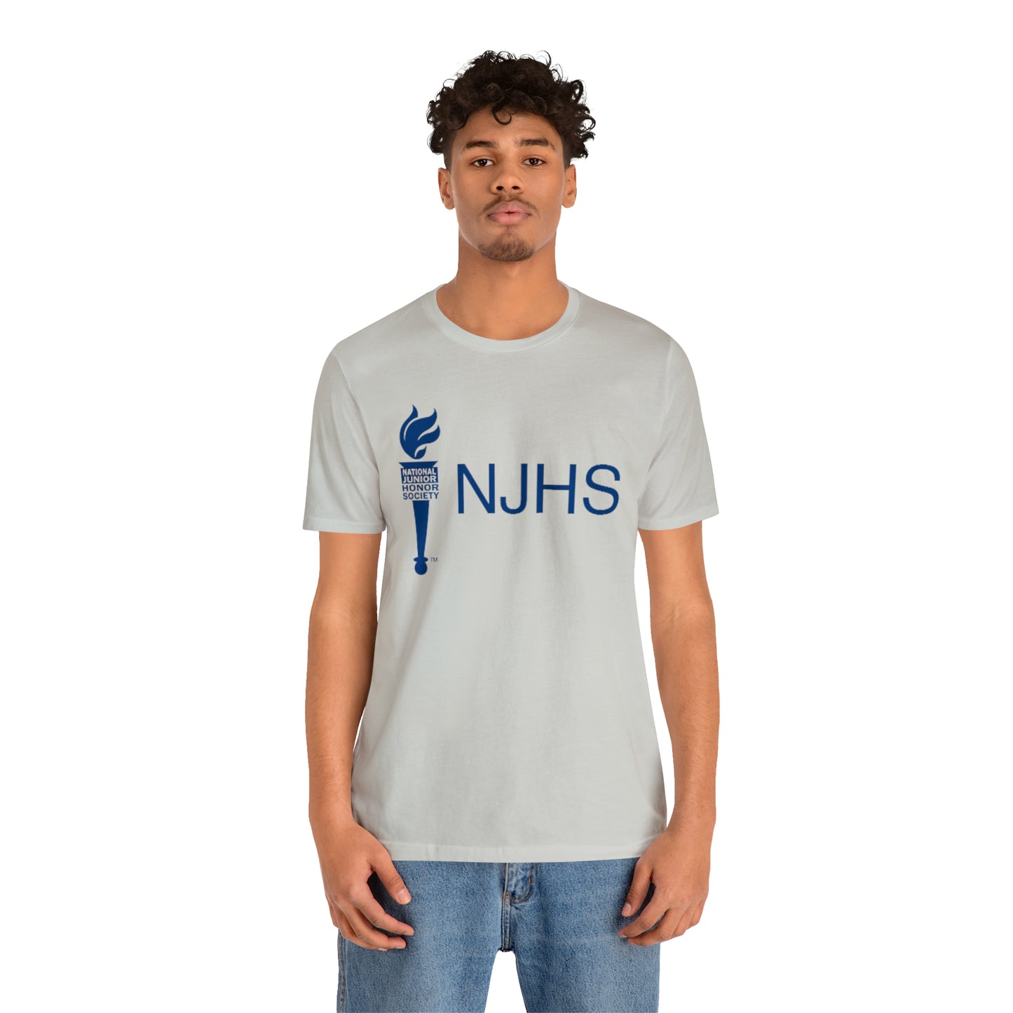 NJHS National Junior Honor Society Torch Bella Jersey Short Sleeve Tee (Unisex)