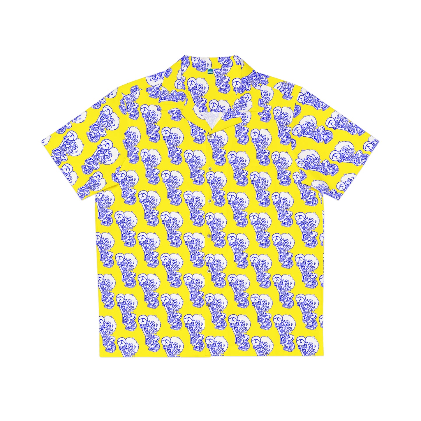 Freeburg Midget Men's Hawaiian Shirt - yellow