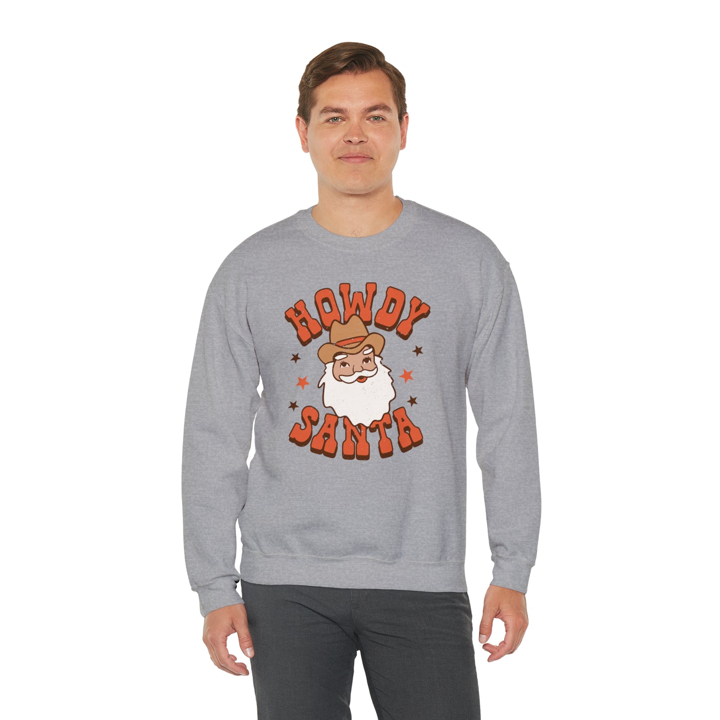 Howdy Santa Heavyweight Crewneck Sweatshirt