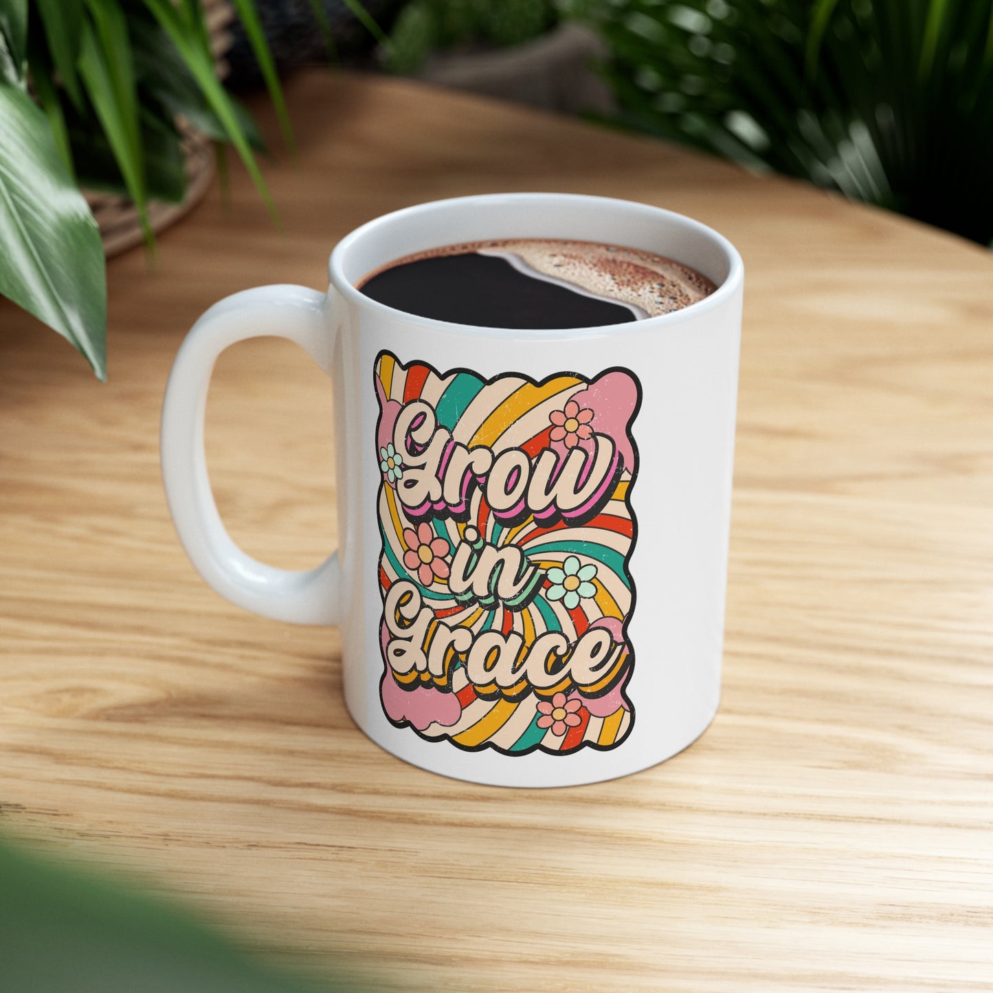 Grow in Grace Christian Ceramic Mug 11oz