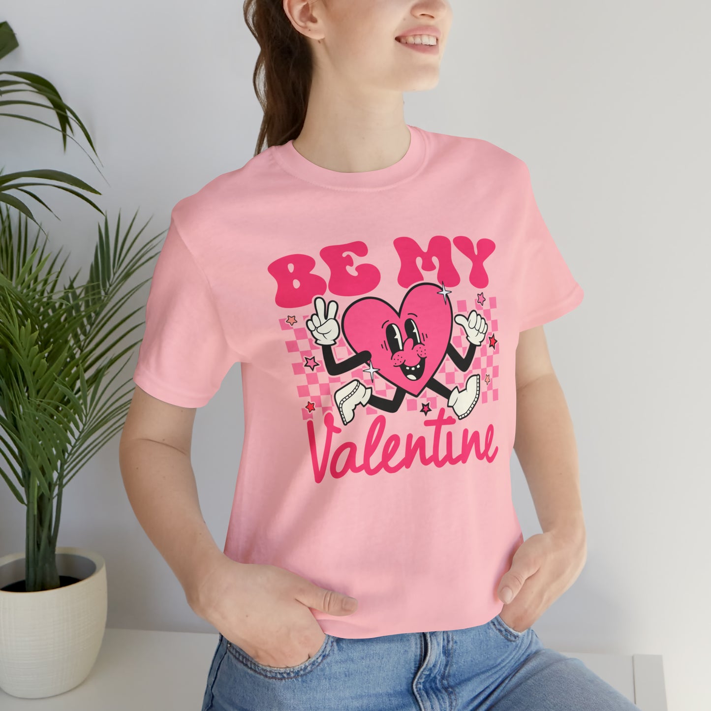 "Be My Valentine!" Unisex Jersey Short Sleeve Tee