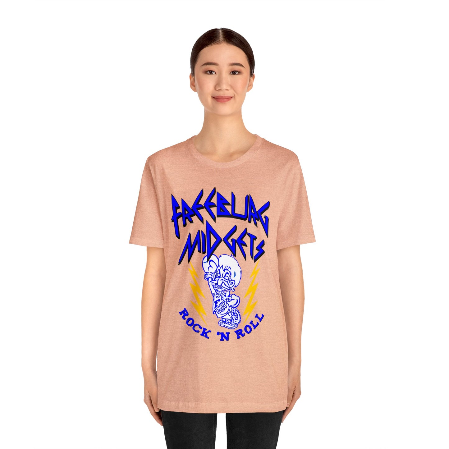 Freeburg Midgets Rock and Roll Bella Jersey Short Sleeve Tee (Unisex)