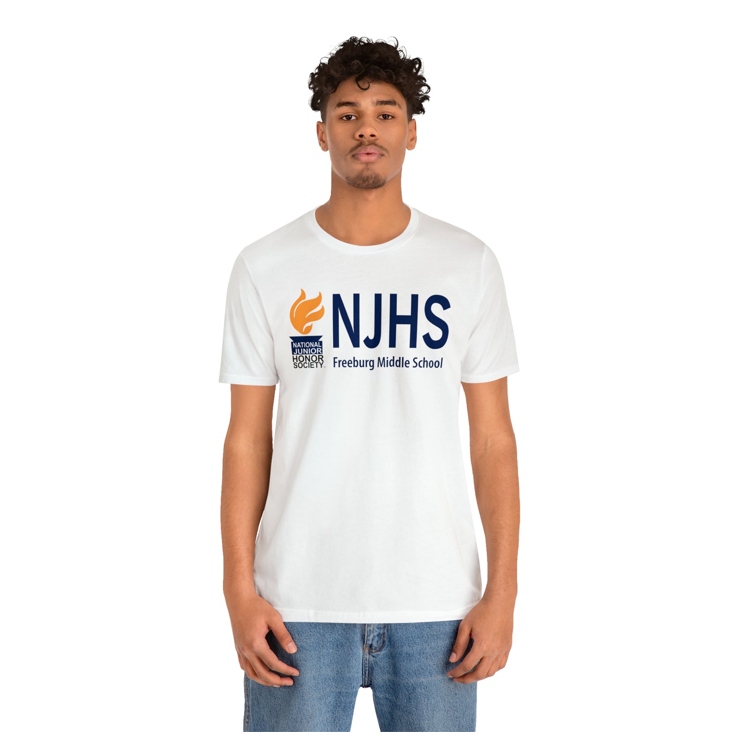 Freeburg Middle School Golden Torch NJHS Bella Jersey Short Sleeve Tee (Unisex)