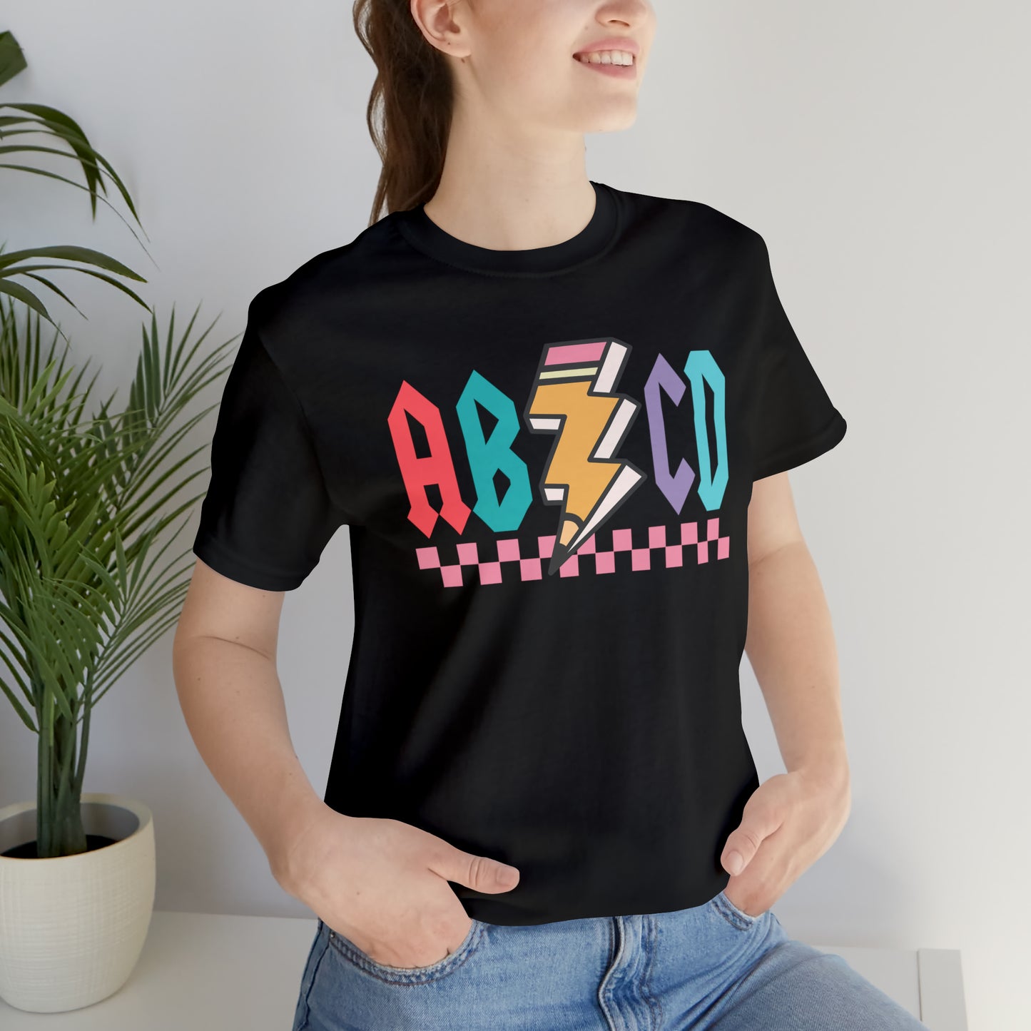 Vintage ABCD Teacher T-Shirt