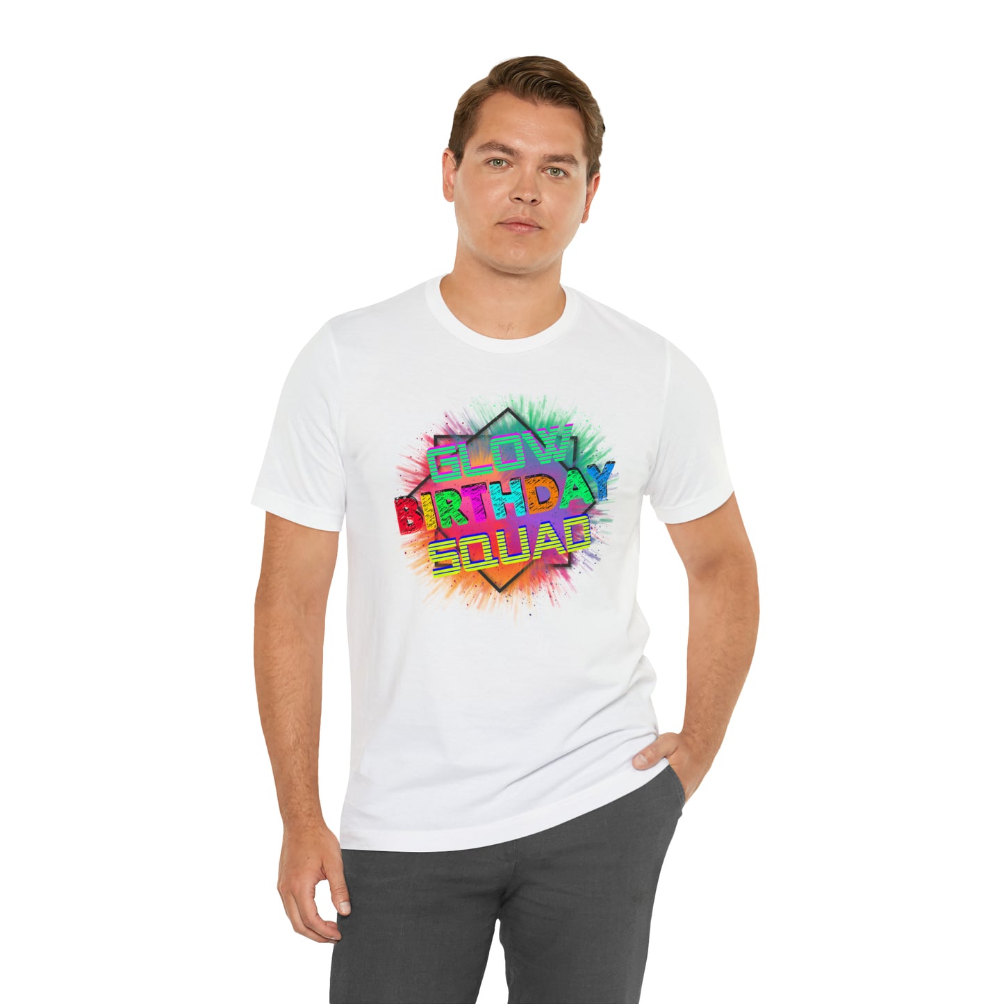 Glow Birthday Squad T-Shirt