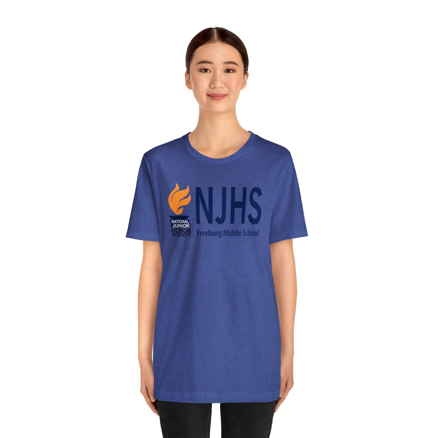 Freeburg Middle School Golden Torch NJHS Bella Jersey Short Sleeve Tee (Unisex)