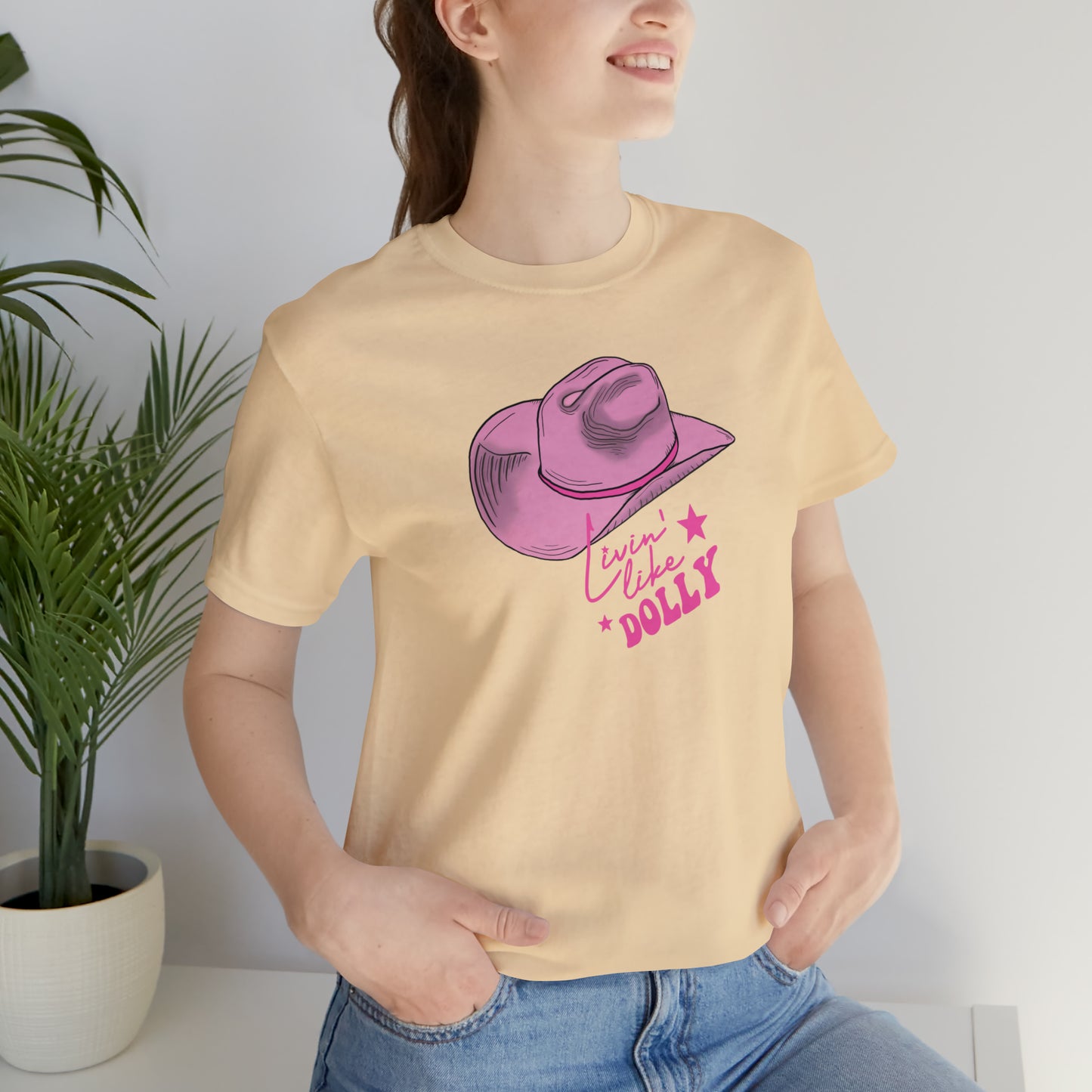 "Live Like Dolly" Unisex Jersey Short Sleeve Tee
