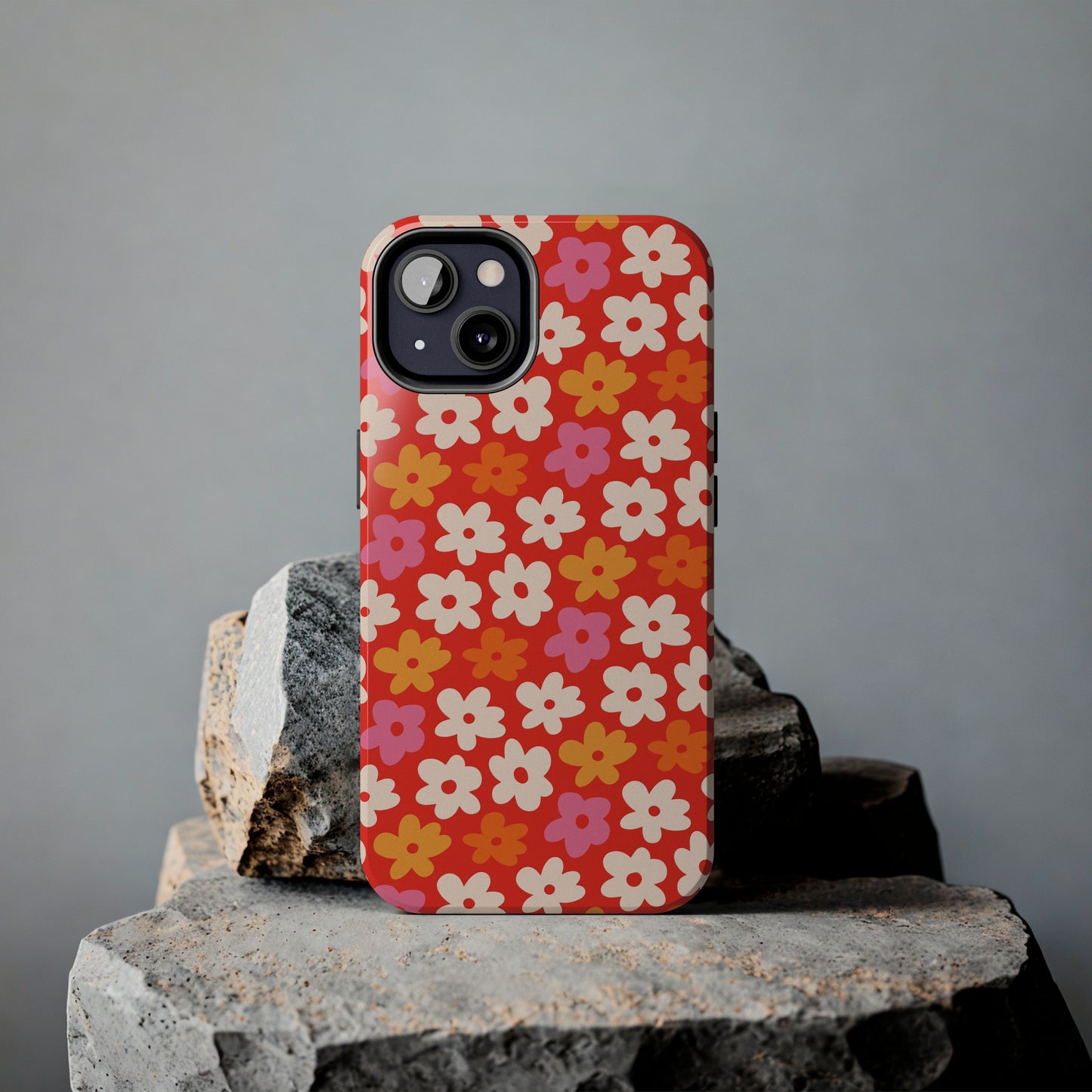 Flower Retro Tough Phone Cases