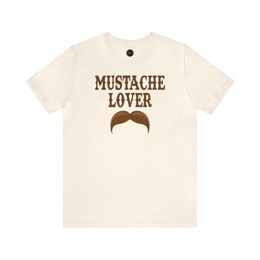 Mustache Lover Bella Jersey Short Sleeve Tee (Unisex)