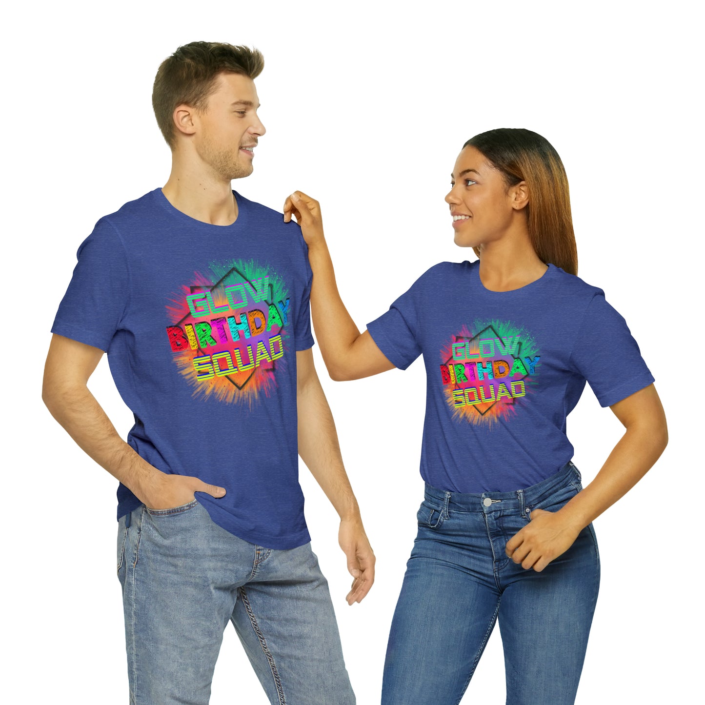 Glow Birthday Squad T-Shirt