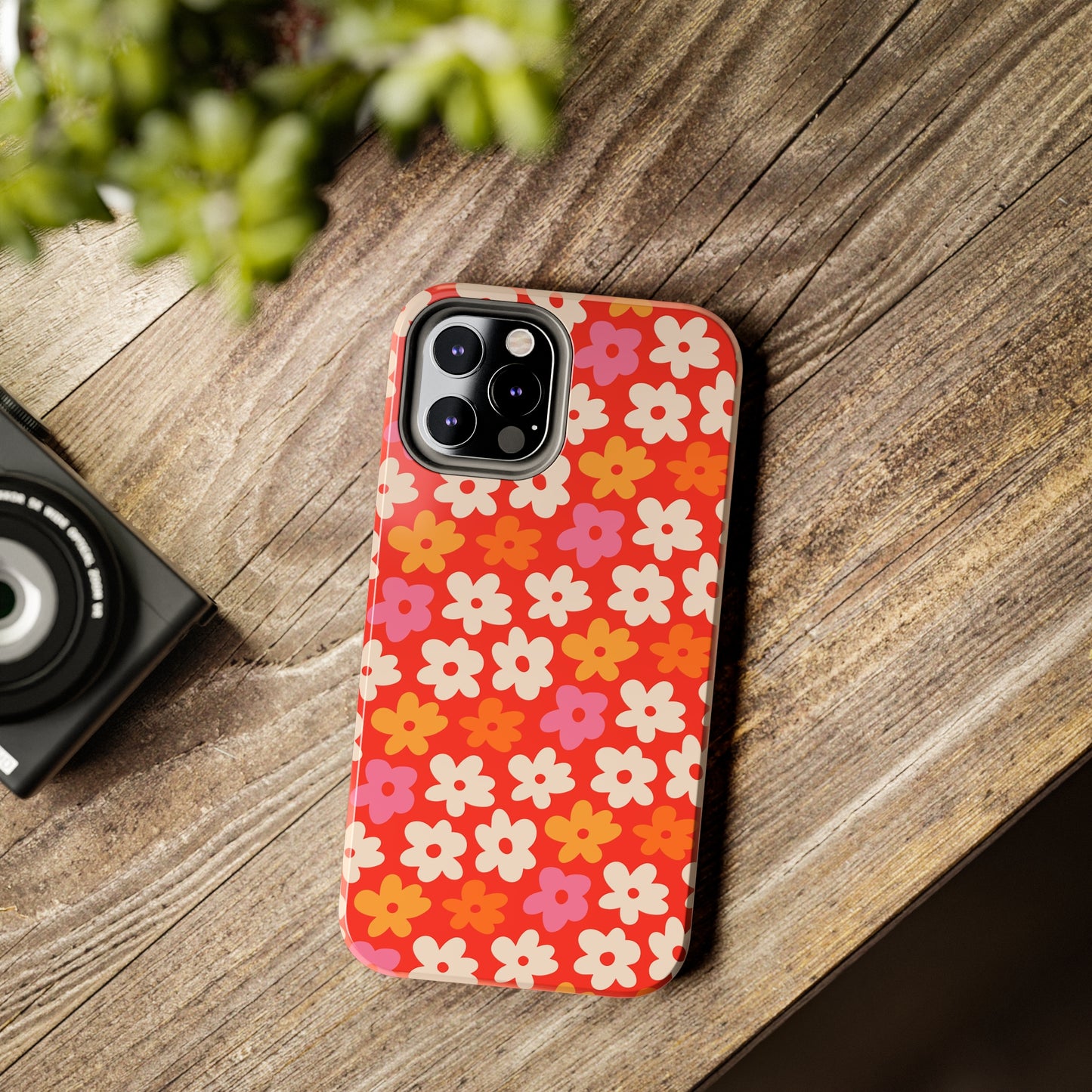 Flower Retro Tough Phone Cases