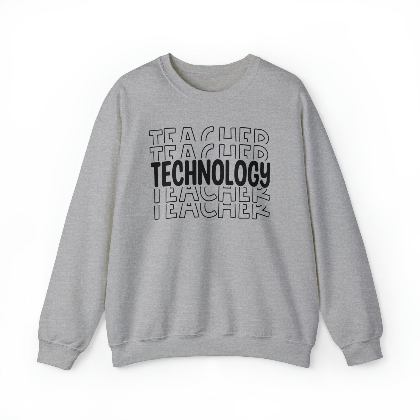 Technology Teacher Lined Heavyweight Crewneck Sweatshirt