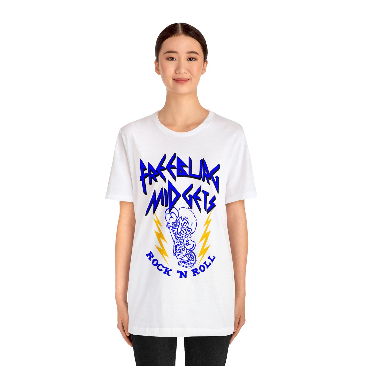 Freeburg Midgets Rock and Roll Bella Jersey Short Sleeve Tee (Unisex)