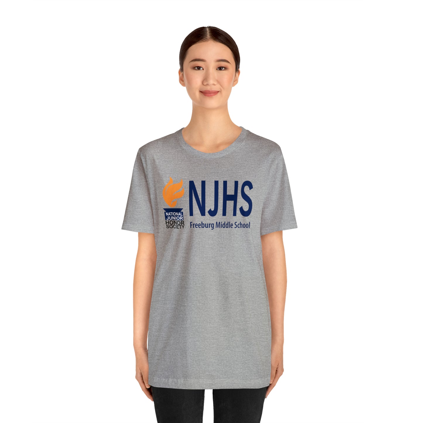 Freeburg Middle School Golden Torch NJHS Bella Jersey Short Sleeve Tee (Unisex)