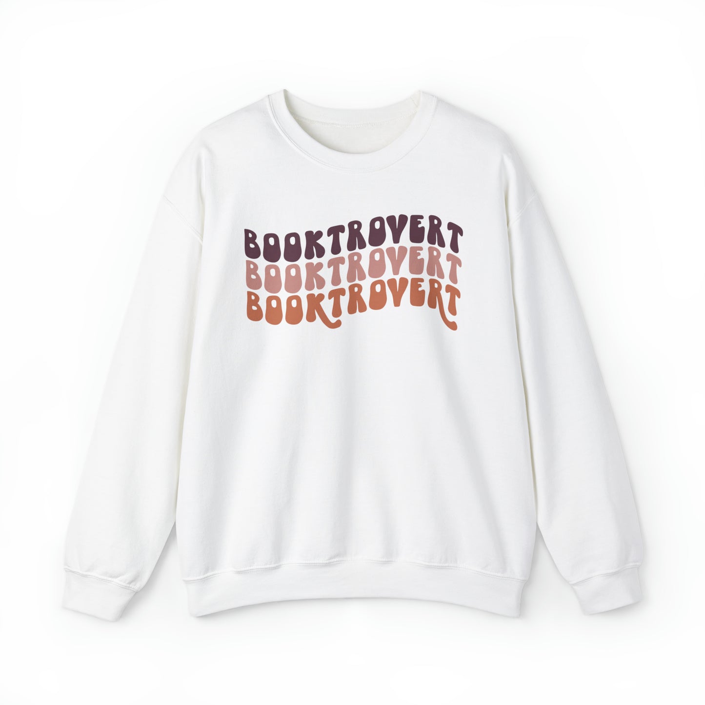 Warm Booktrovert Unisex Heavy Blend Crewneck Sweatshirt
