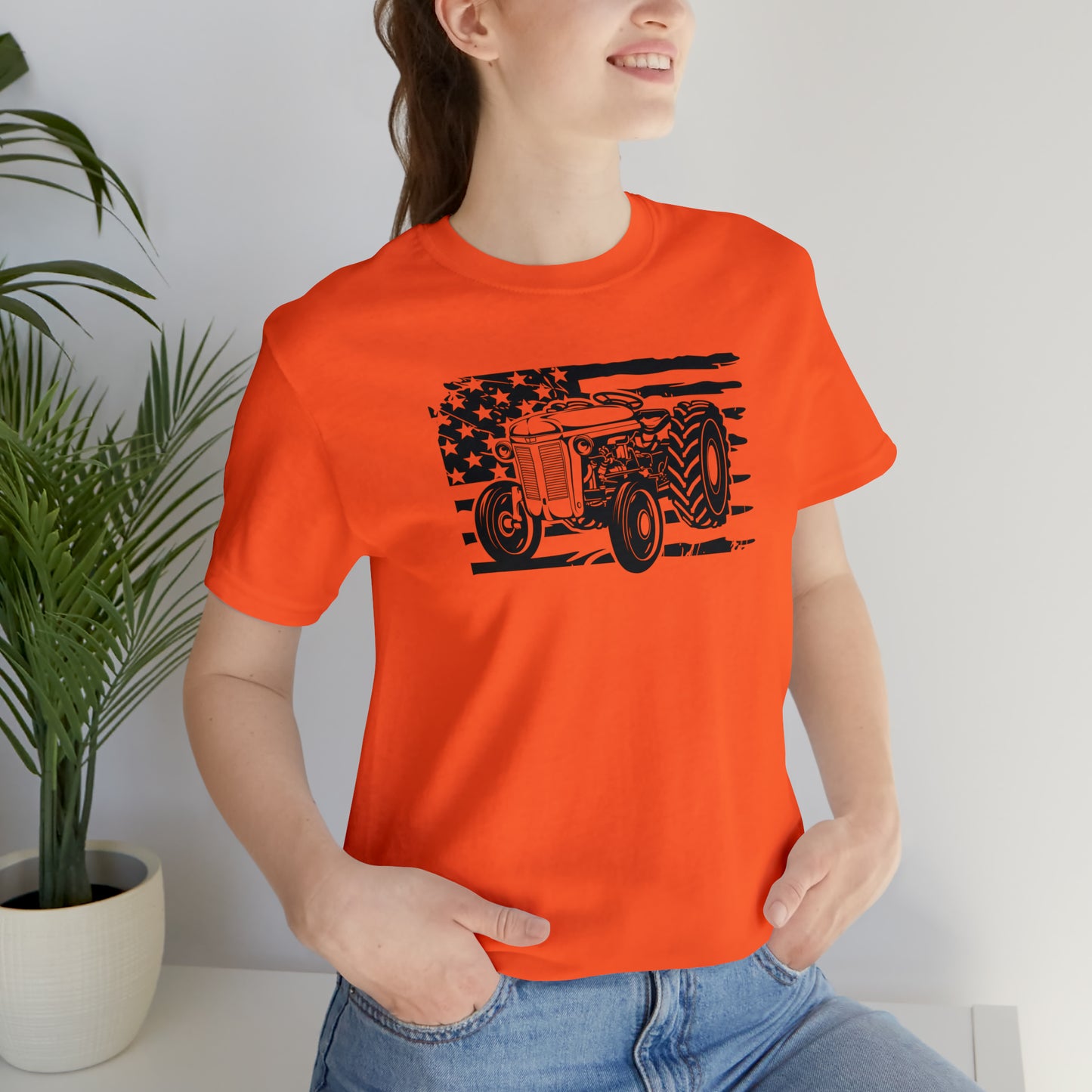 "US Tractor" Unisex Jersey Short Sleeve Tee
