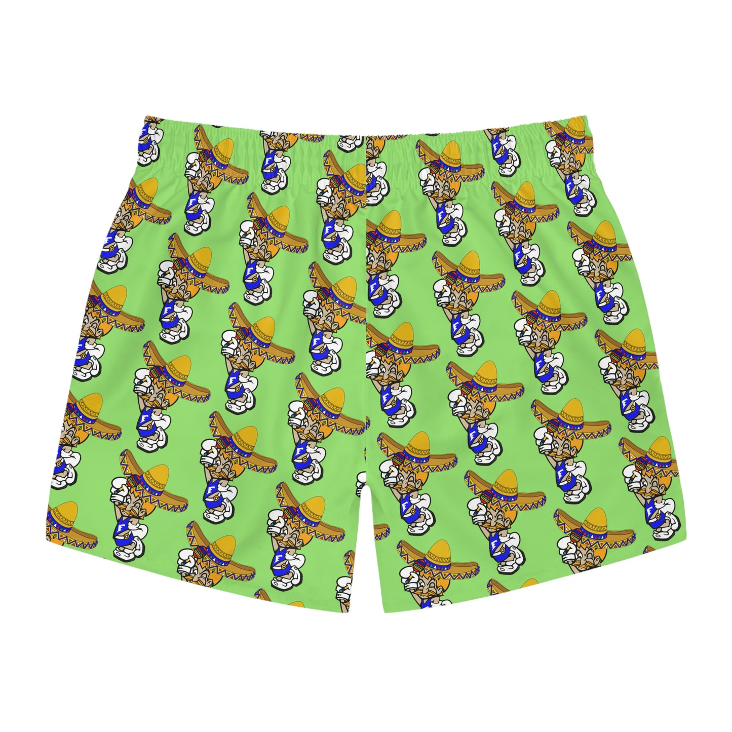 Sombrero Midget Swim Trunks - Lime Green