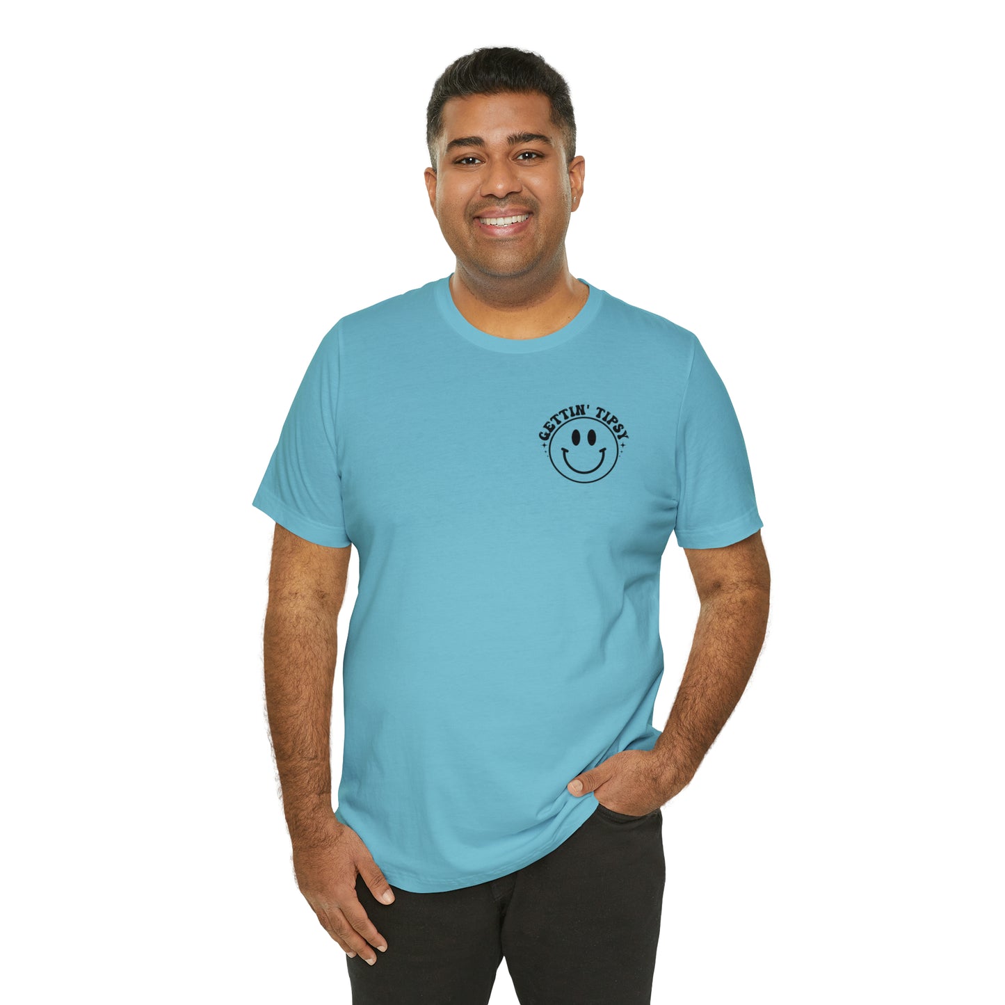 "Errbody in the Lake Gettin' Tipsy" (Front and Back Design) Unisex Jersey Short Sleeve Tee