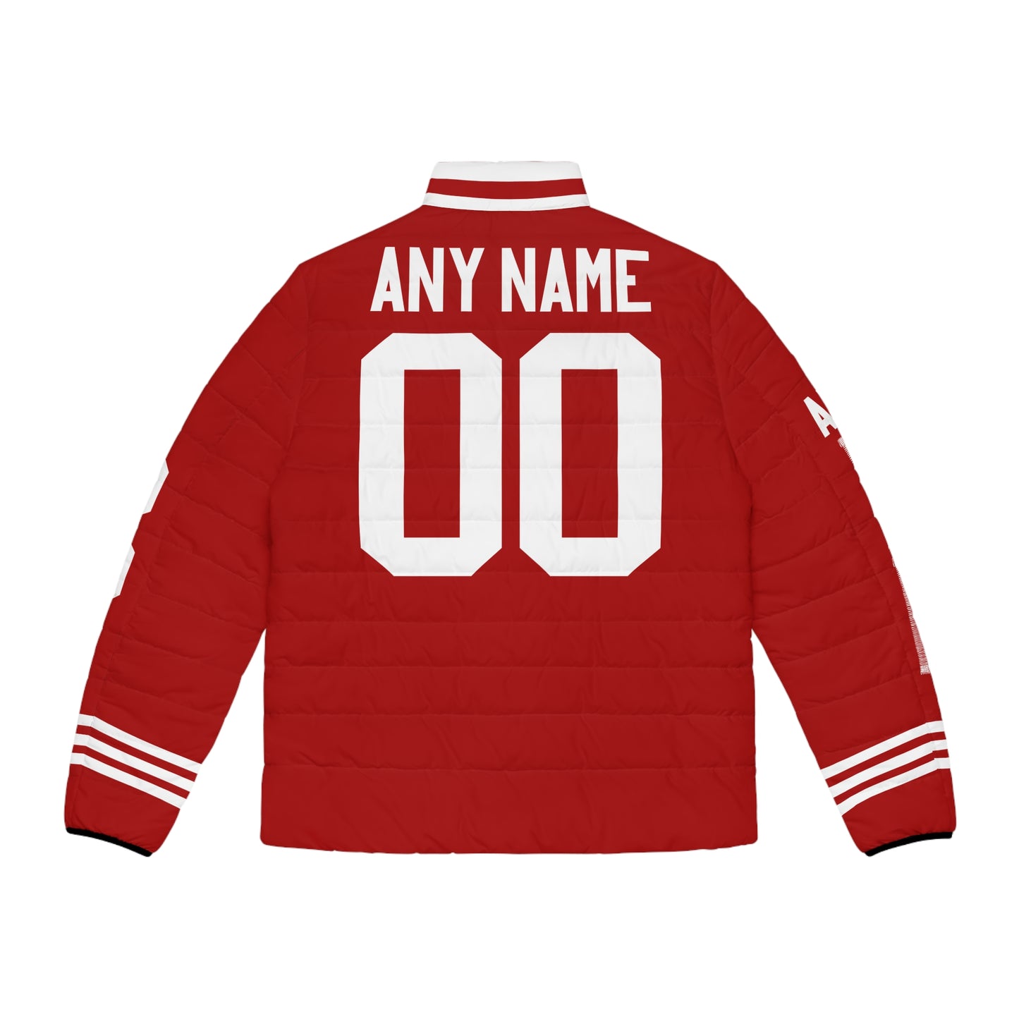 San Fransisco Any Name & Number Game Day Men's Puffer Coat/ Jacket
