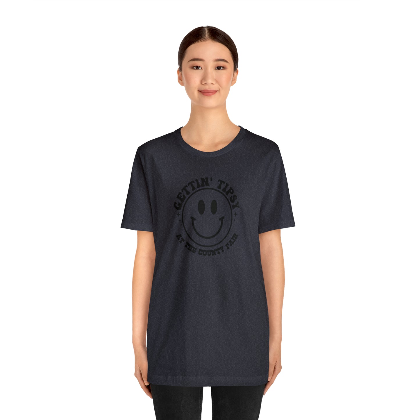 "Gettin' Tipsy at the County Fair" Unisex Jersey Short Sleeve Tee