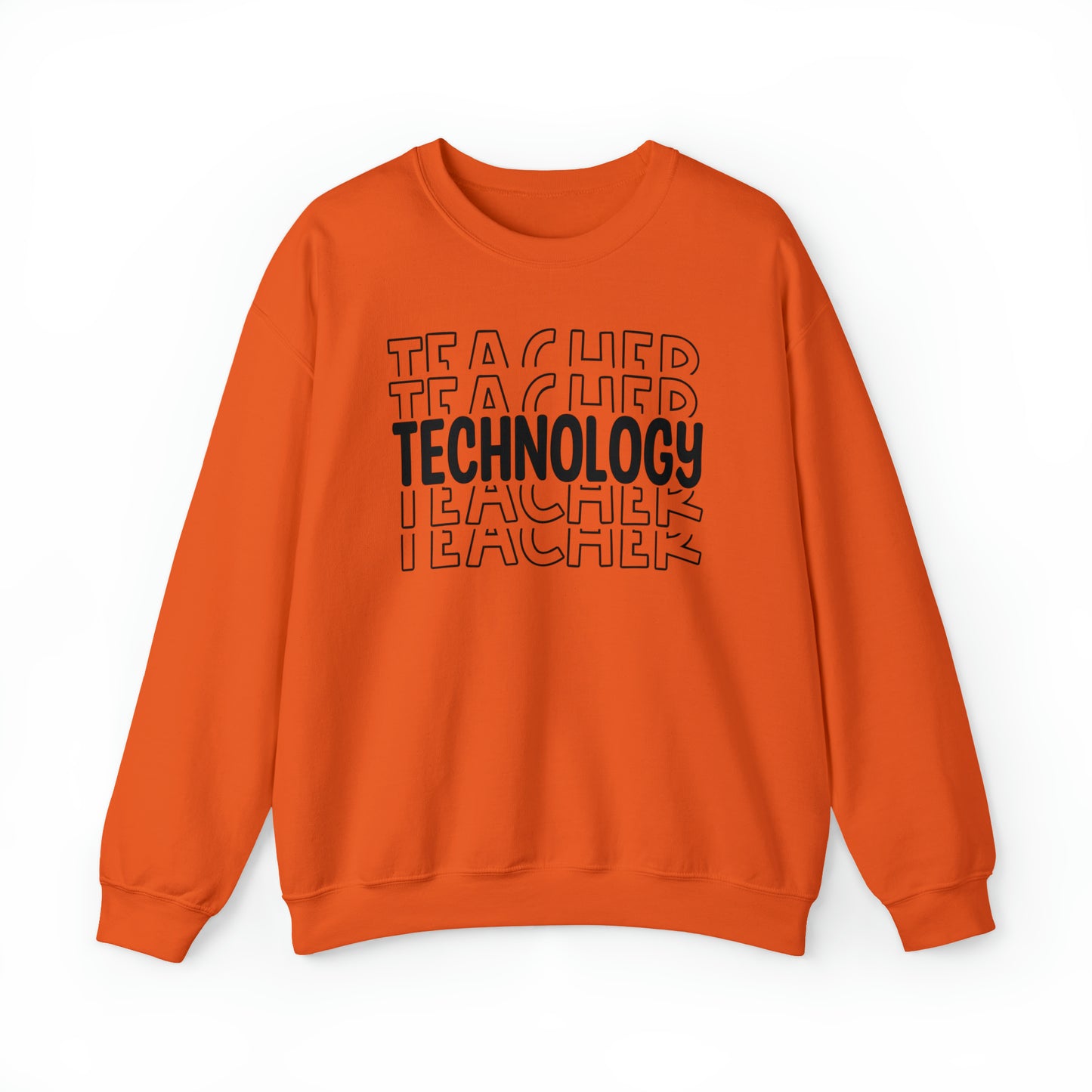 Technology Teacher Lined Heavyweight Crewneck Sweatshirt