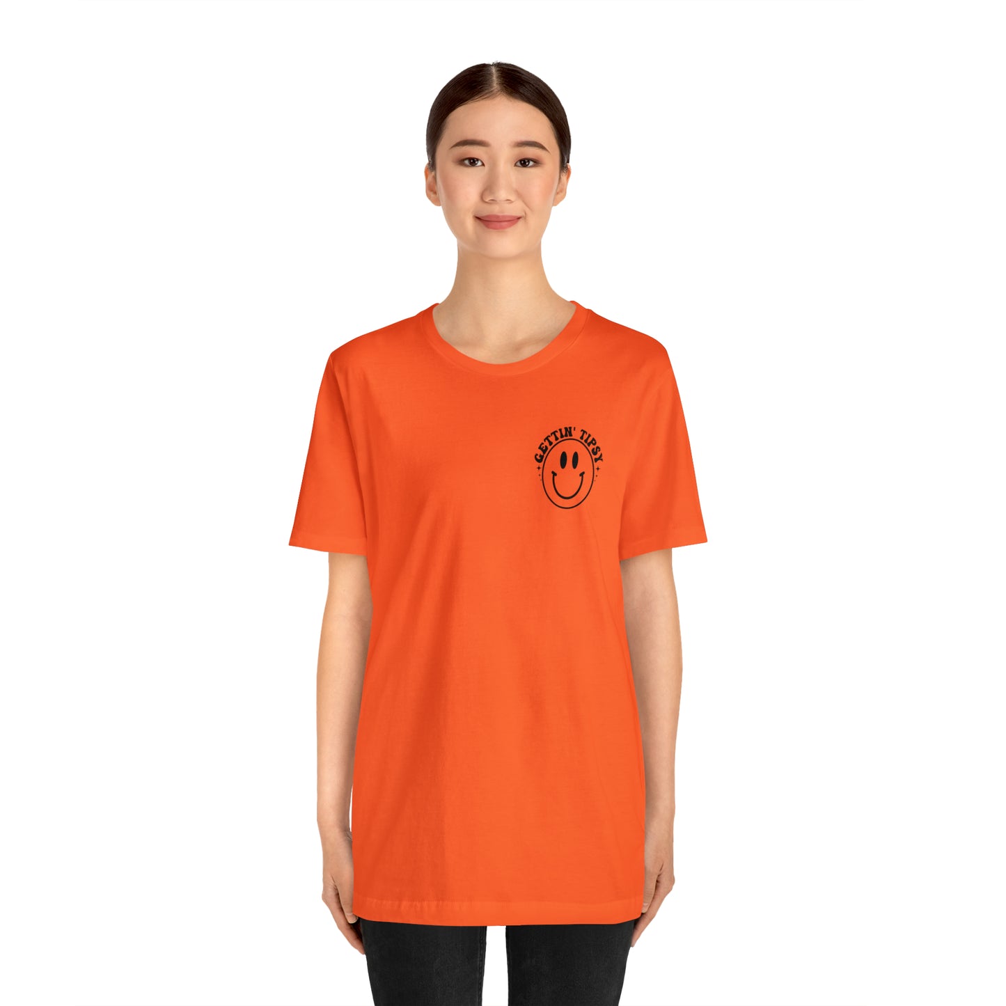 "Errbody in the Lake Gettin' Tipsy" (Front and Back Design) Unisex Jersey Short Sleeve Tee