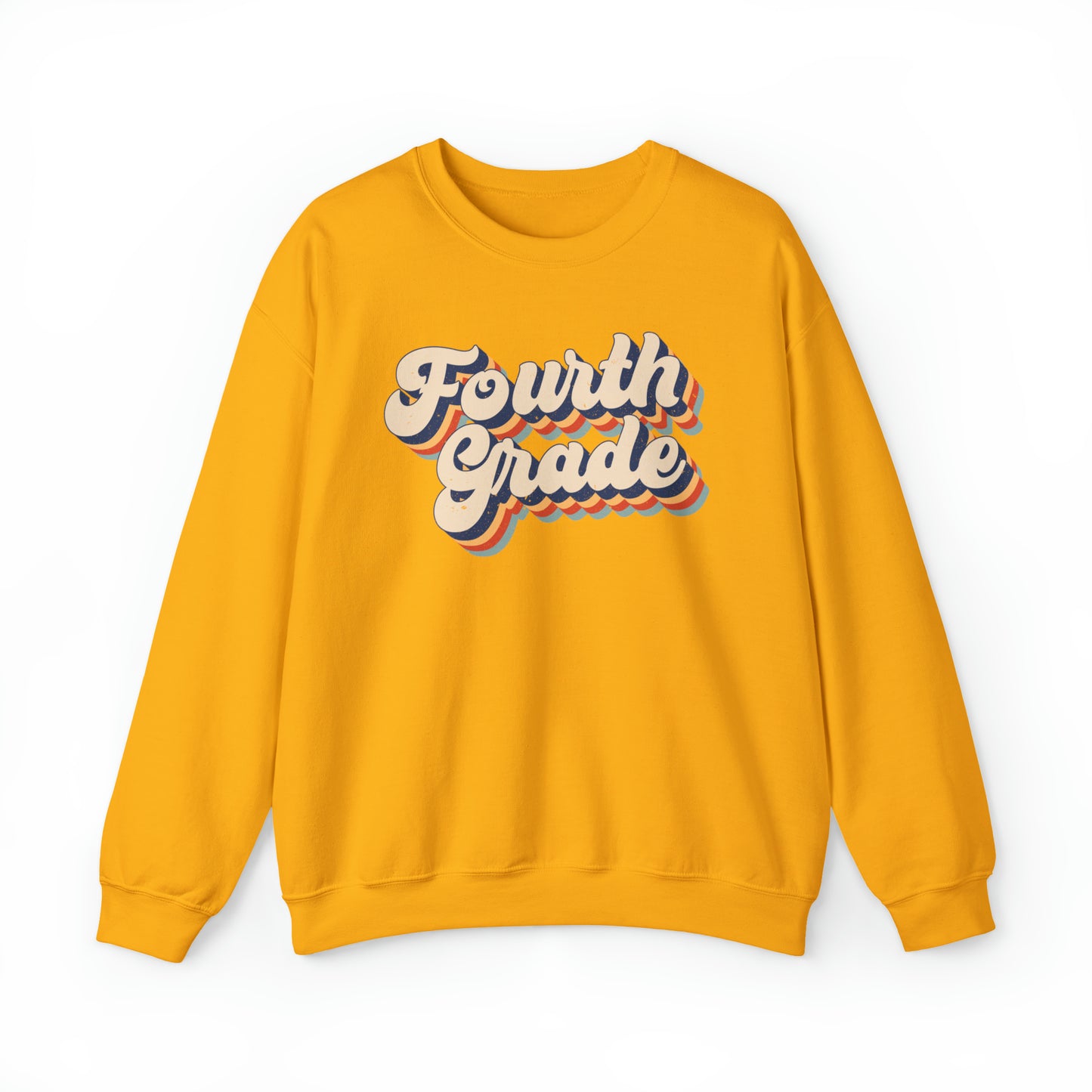 Retro Fourth Grade Unisex Heavy Blend™ Crewneck Sweatshirt