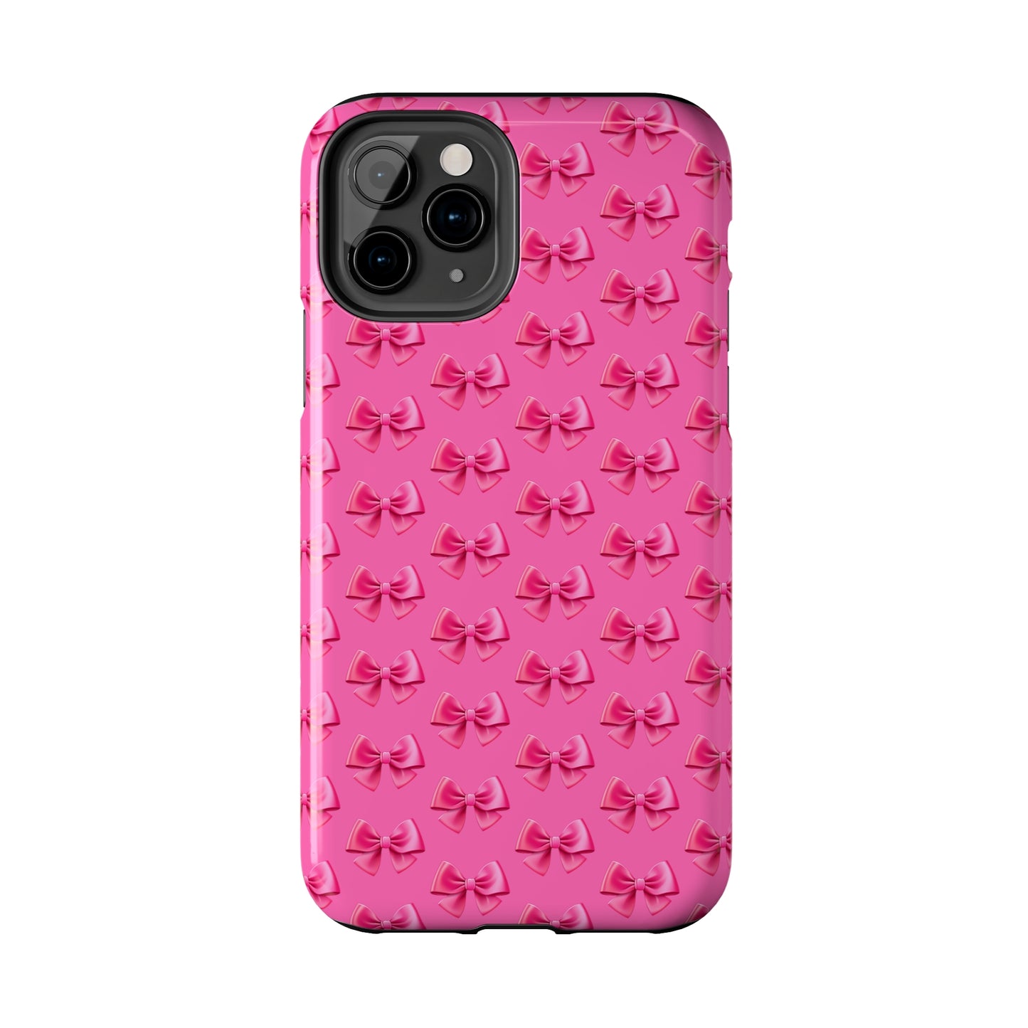 Barbie Pink Bows Themed Tough Phone Cases