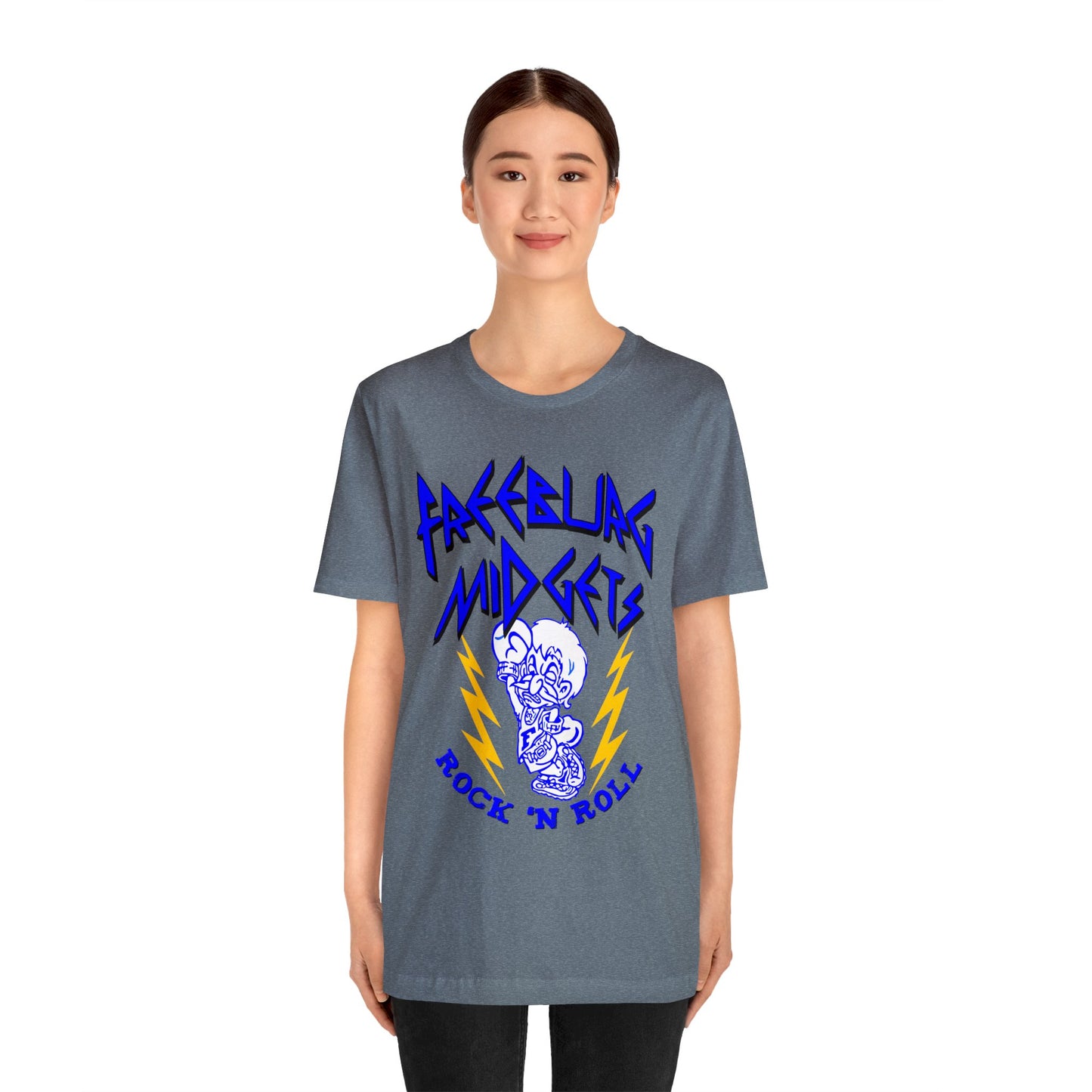 Freeburg Midgets Rock and Roll Bella Jersey Short Sleeve Tee (Unisex)