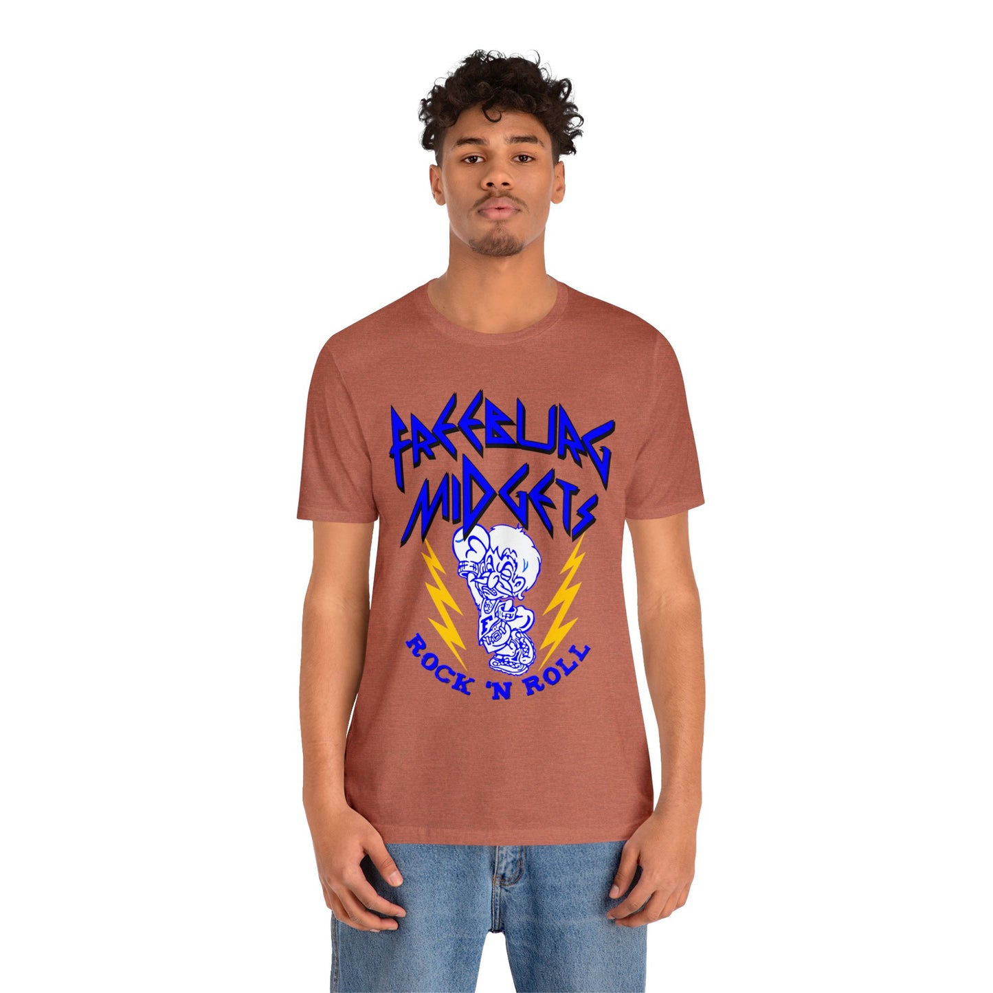 Freeburg Midgets Rock and Roll Bella Jersey Short Sleeve Tee (Unisex)