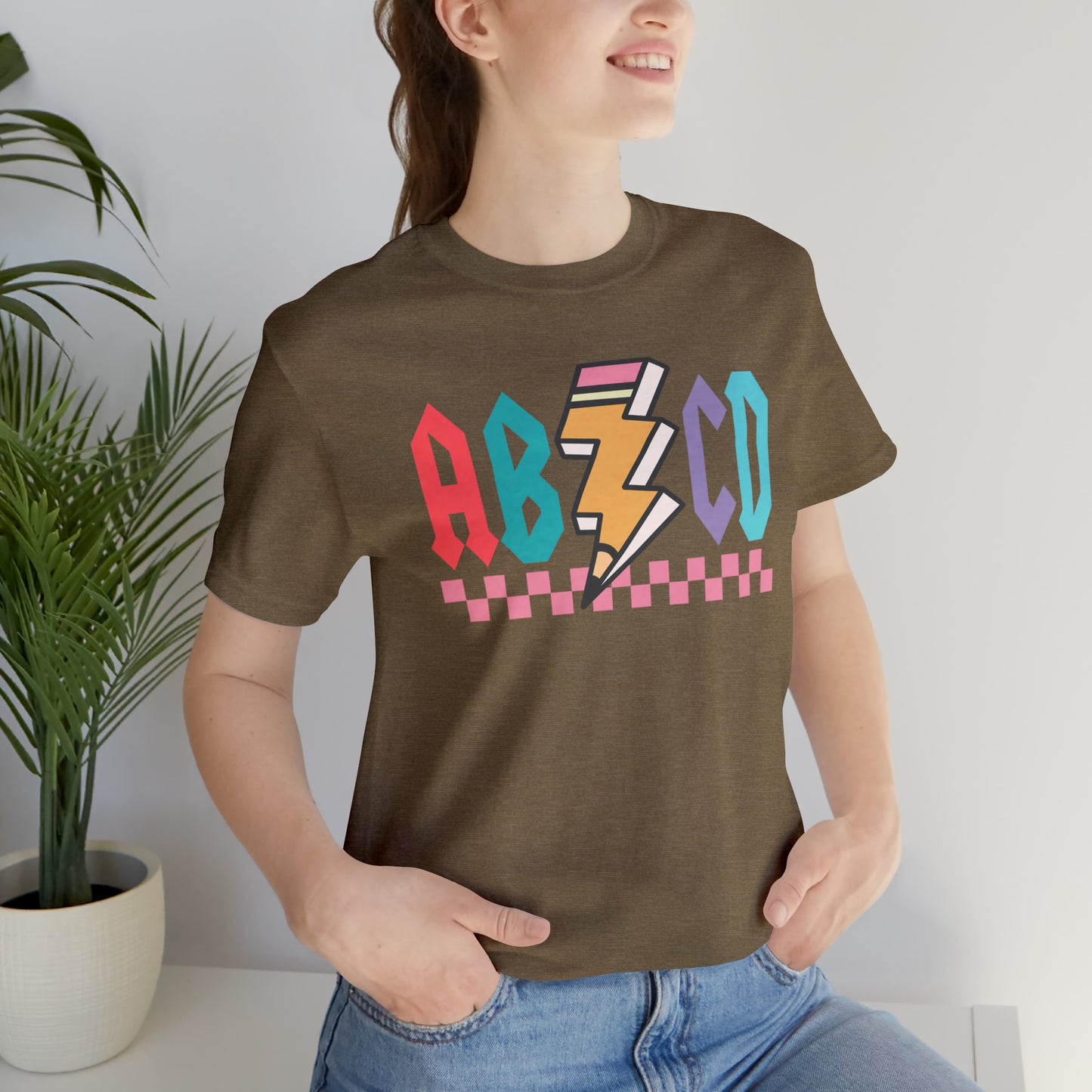 Vintage ABCD Teacher T-Shirt