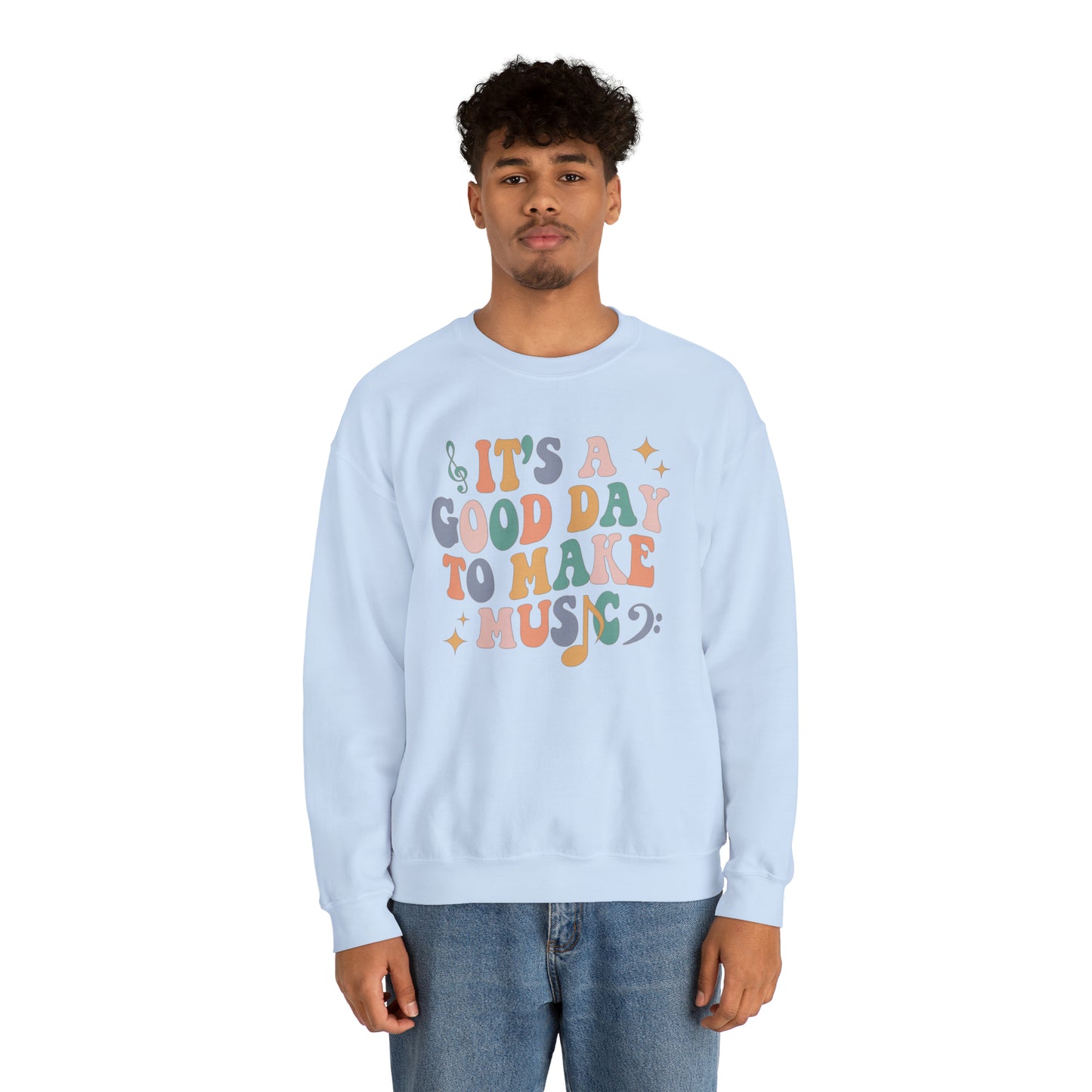 It's a Good Day to Make Music Heavyweight Crewneck Sweatshirt