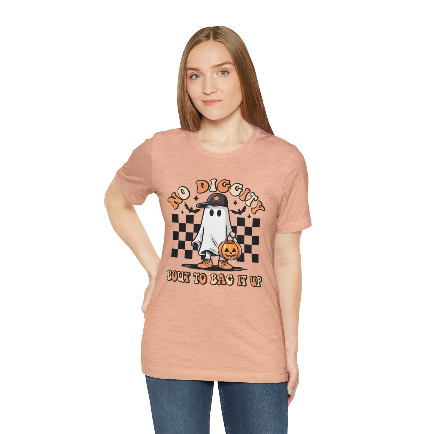 Halloween No Diggity Bout to Bag it Up T-Shirt