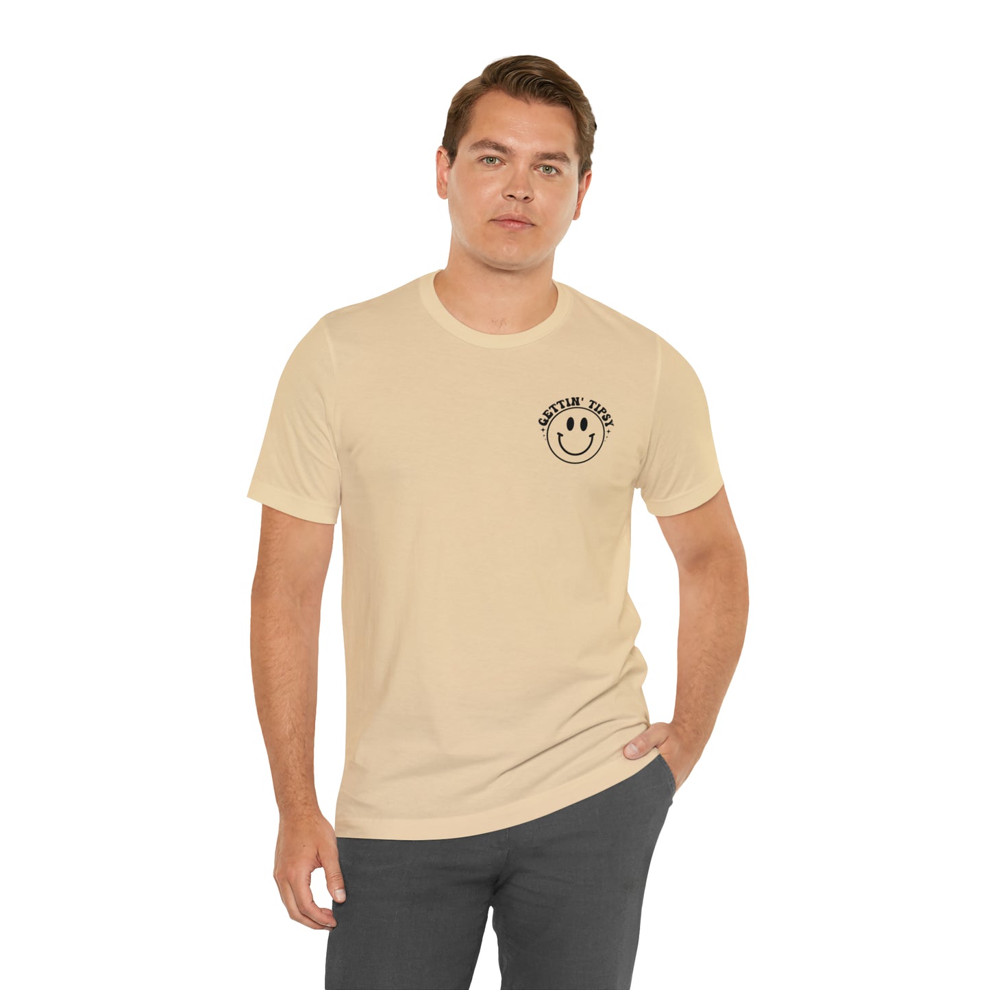 "Errbody in the Lake Gettin' Tipsy" (Front and Back Design) Unisex Jersey Short Sleeve Tee