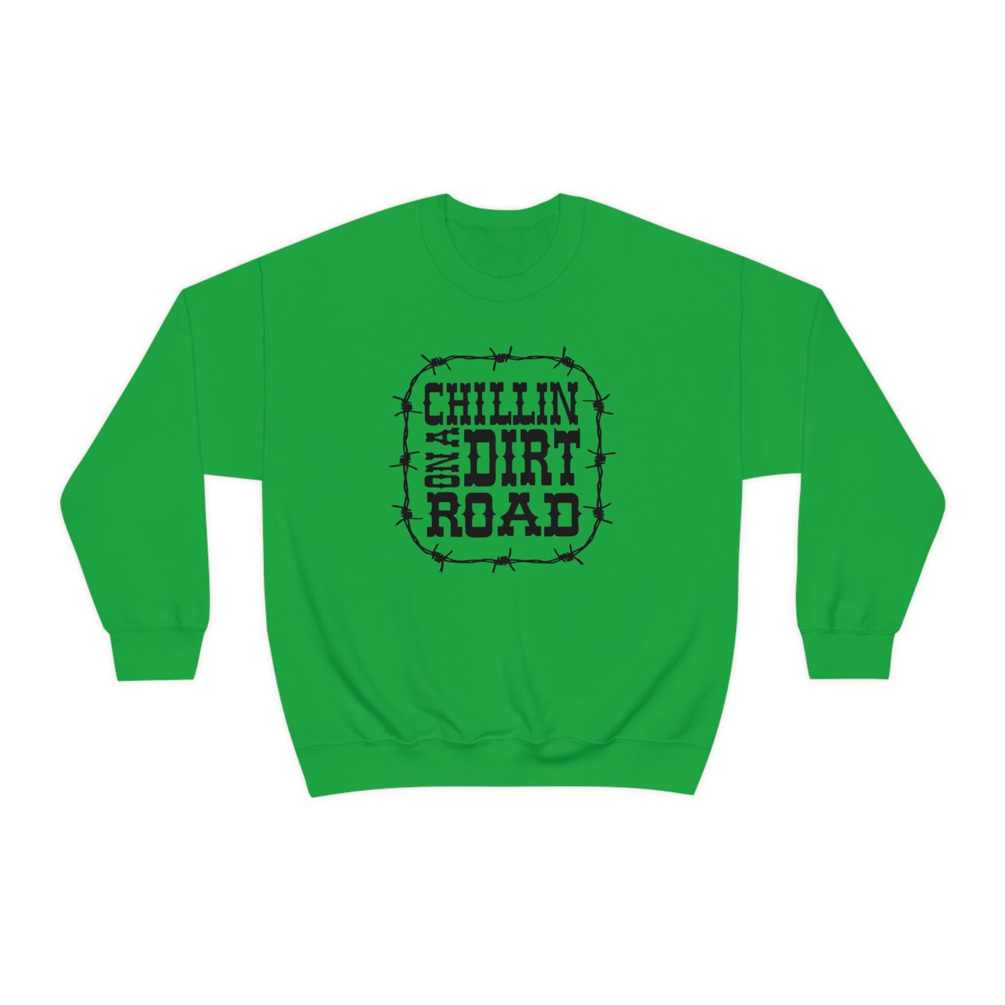 "Chillin' on a Dirt Road" - Unisex Heavy Blend™ Crewneck Sweatshirt