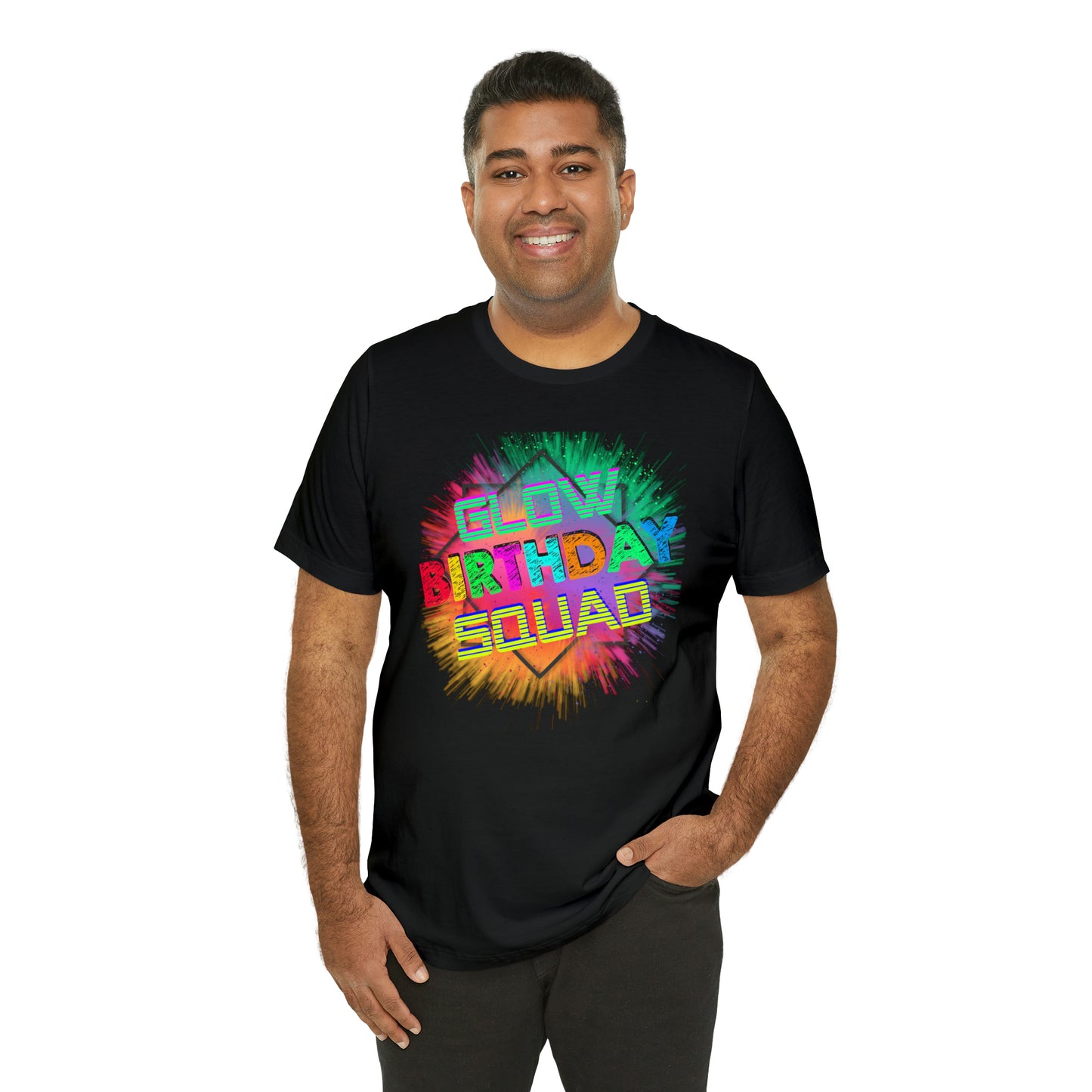 Glow Birthday Squad T-Shirt