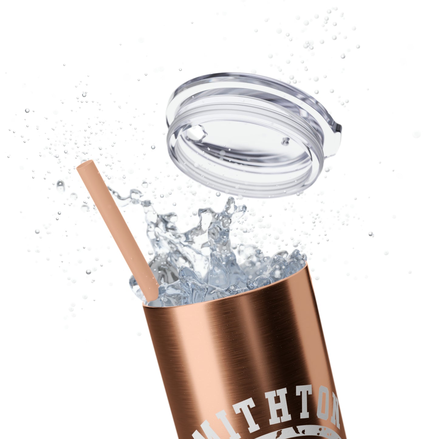 Smithton Cougars Skinny Tumbler with Straw, 20oz