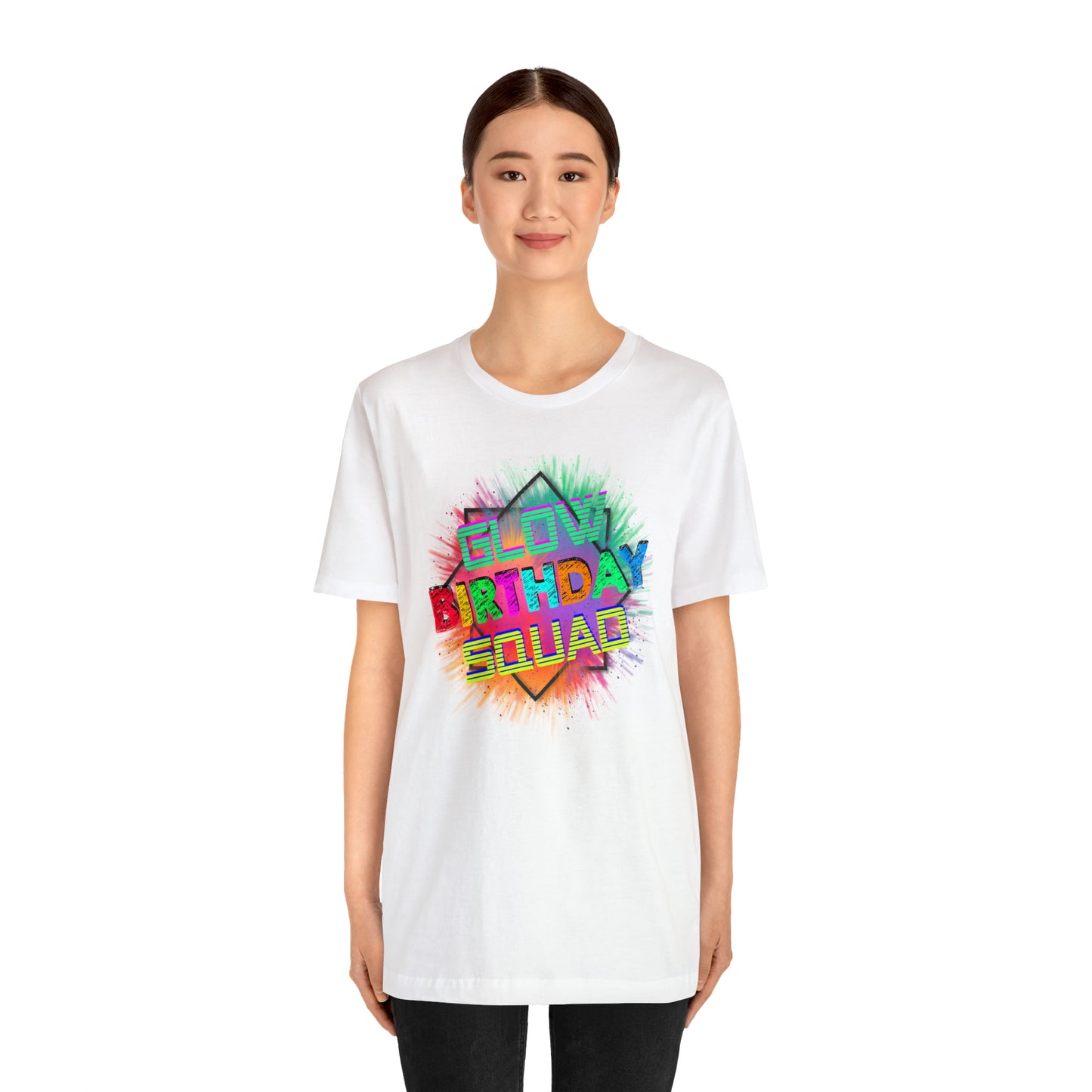 Glow Birthday Squad T-Shirt