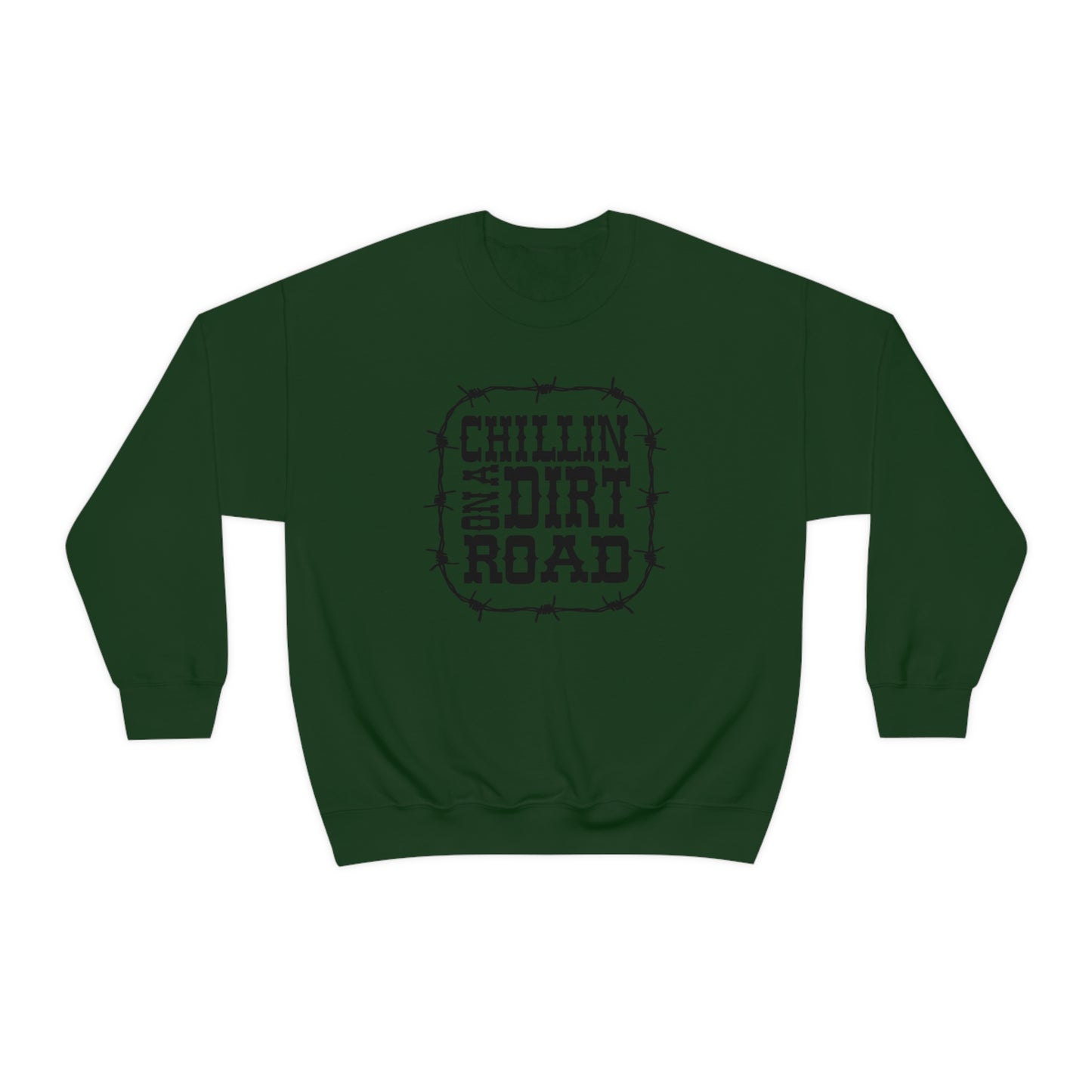 "Chillin' on a Dirt Road" - Unisex Heavy Blend™ Crewneck Sweatshirt