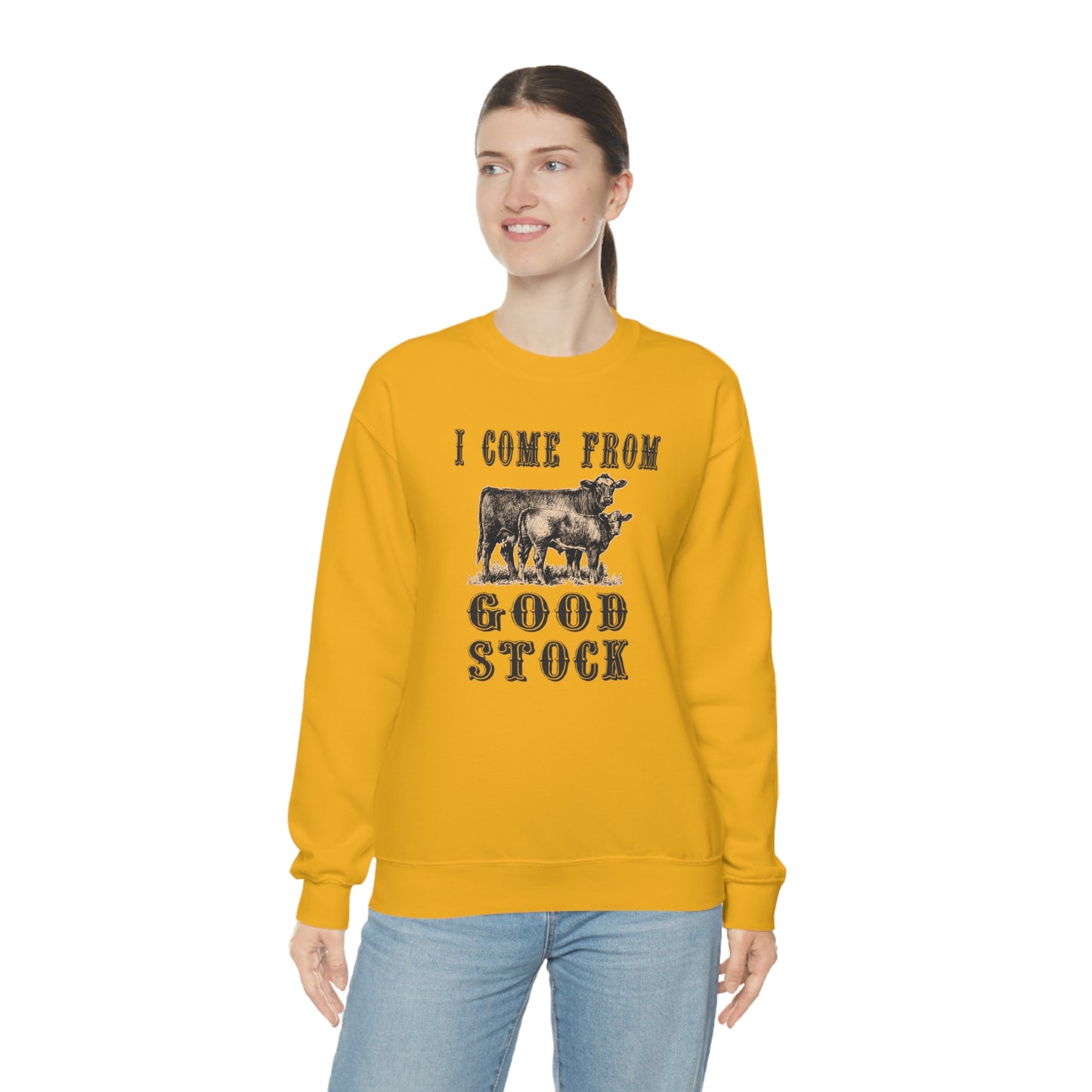 "I come from Good Stock" - Unisex Heavy Blend™ Crewneck Sweatshirt