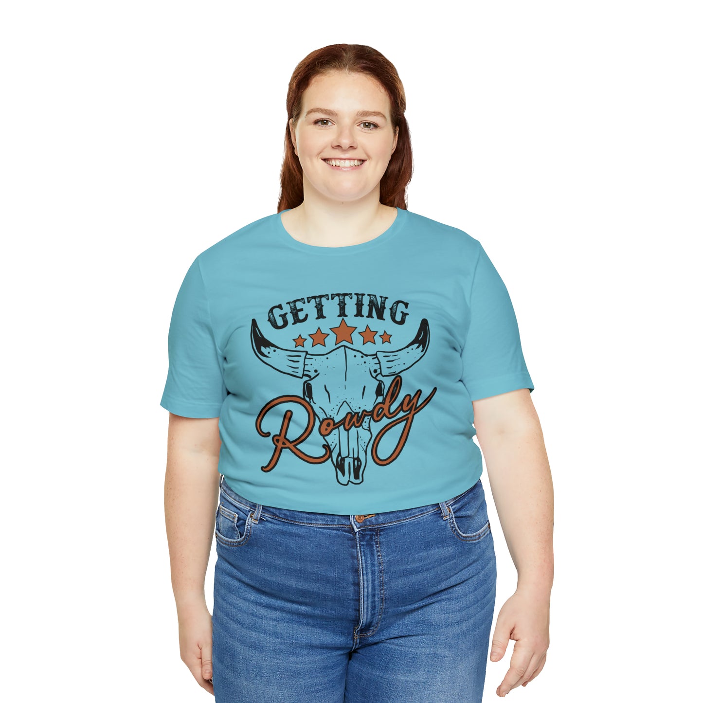 Vintage Getting Rowdy Party/ Bridesmaid/ Groomsman T-Shirt - Black Ink
