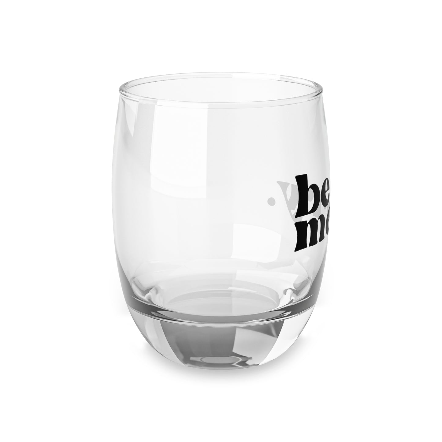 Be merry Whiskey Glass