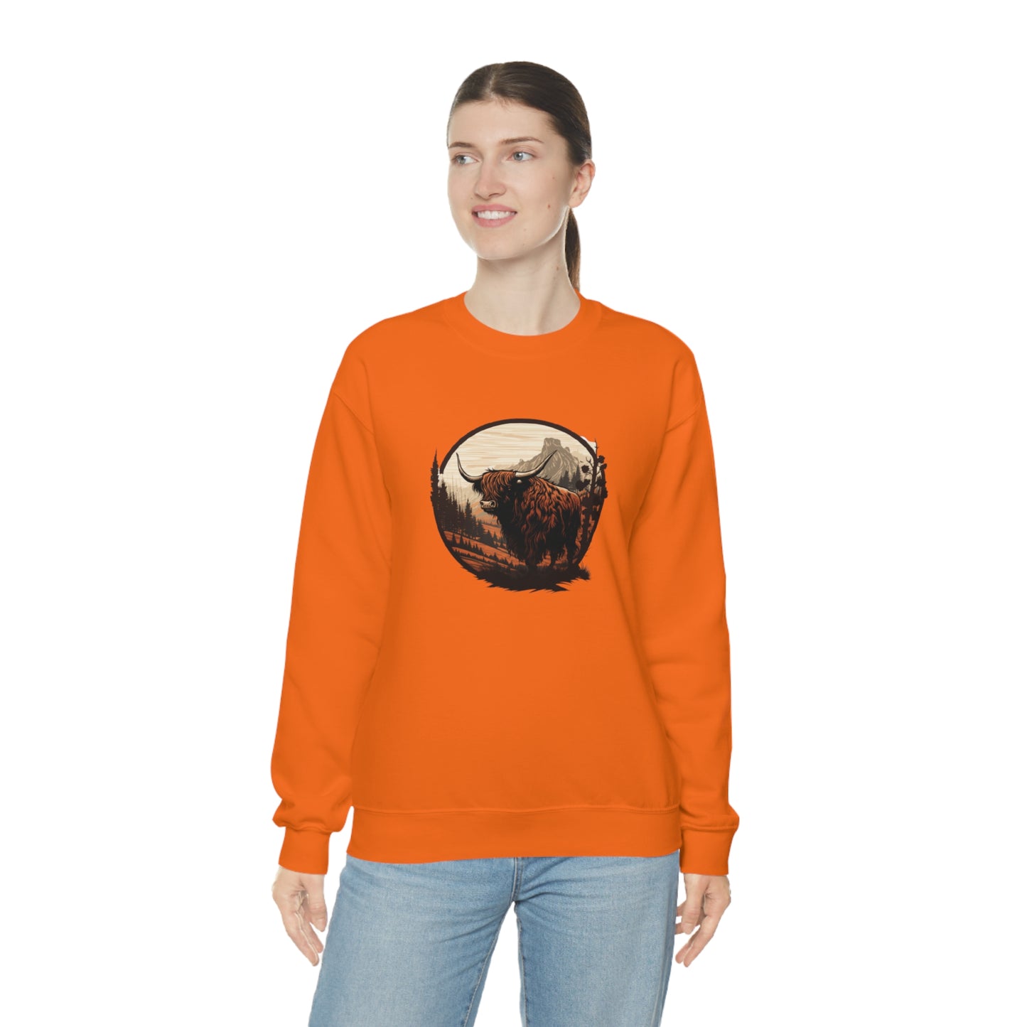 Vintage Buffalo Unisex Heavy Blend™ Crewneck Sweatshirt