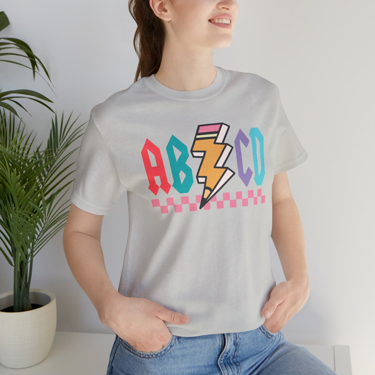 Vintage ABCD Teacher T-Shirt
