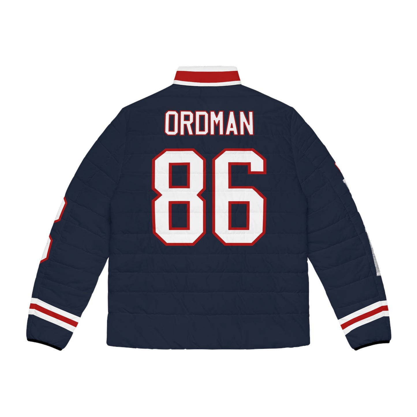 Ordman 86 Custom Game Day Men's Puffer Coat/ Jacket