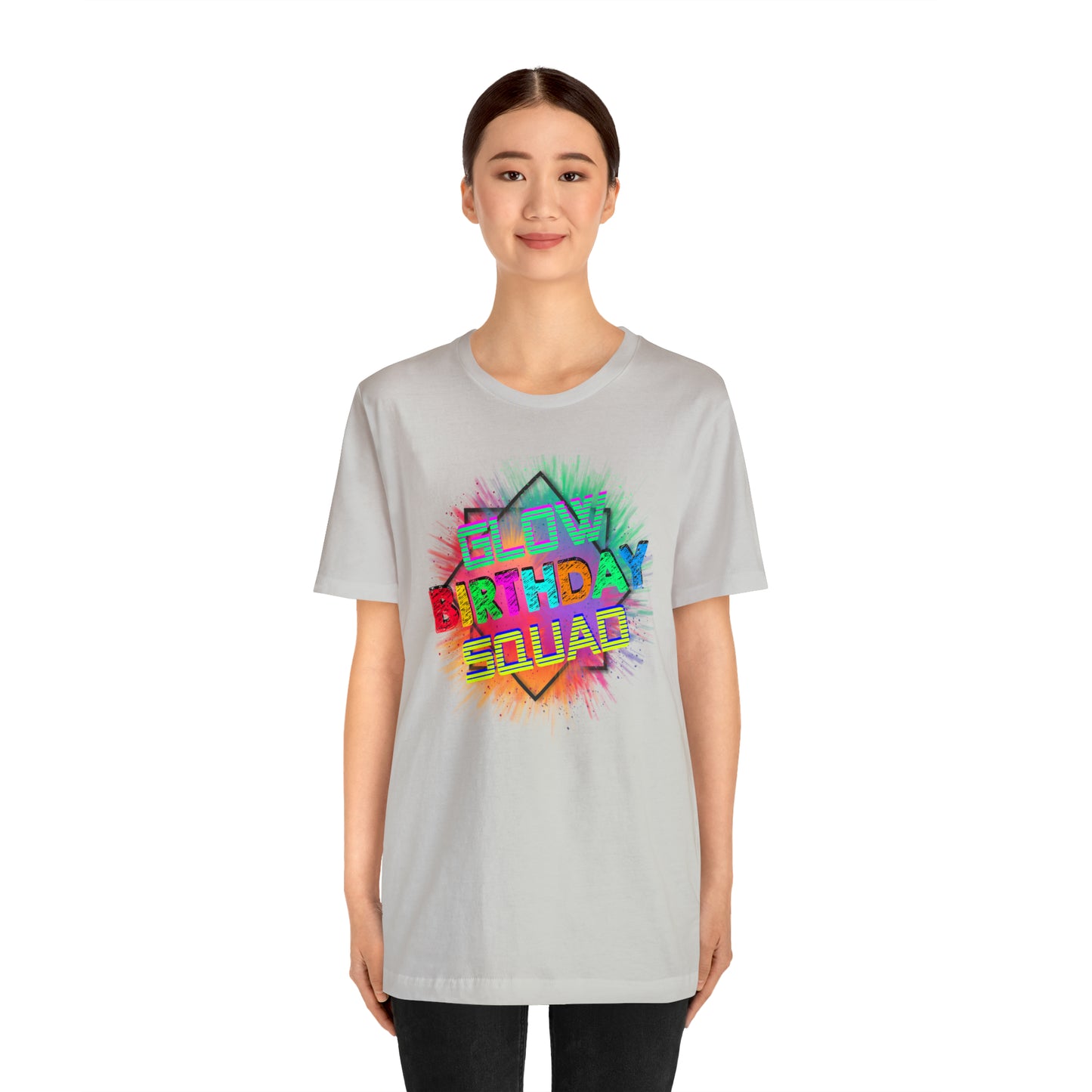 Glow Birthday Squad T-Shirt